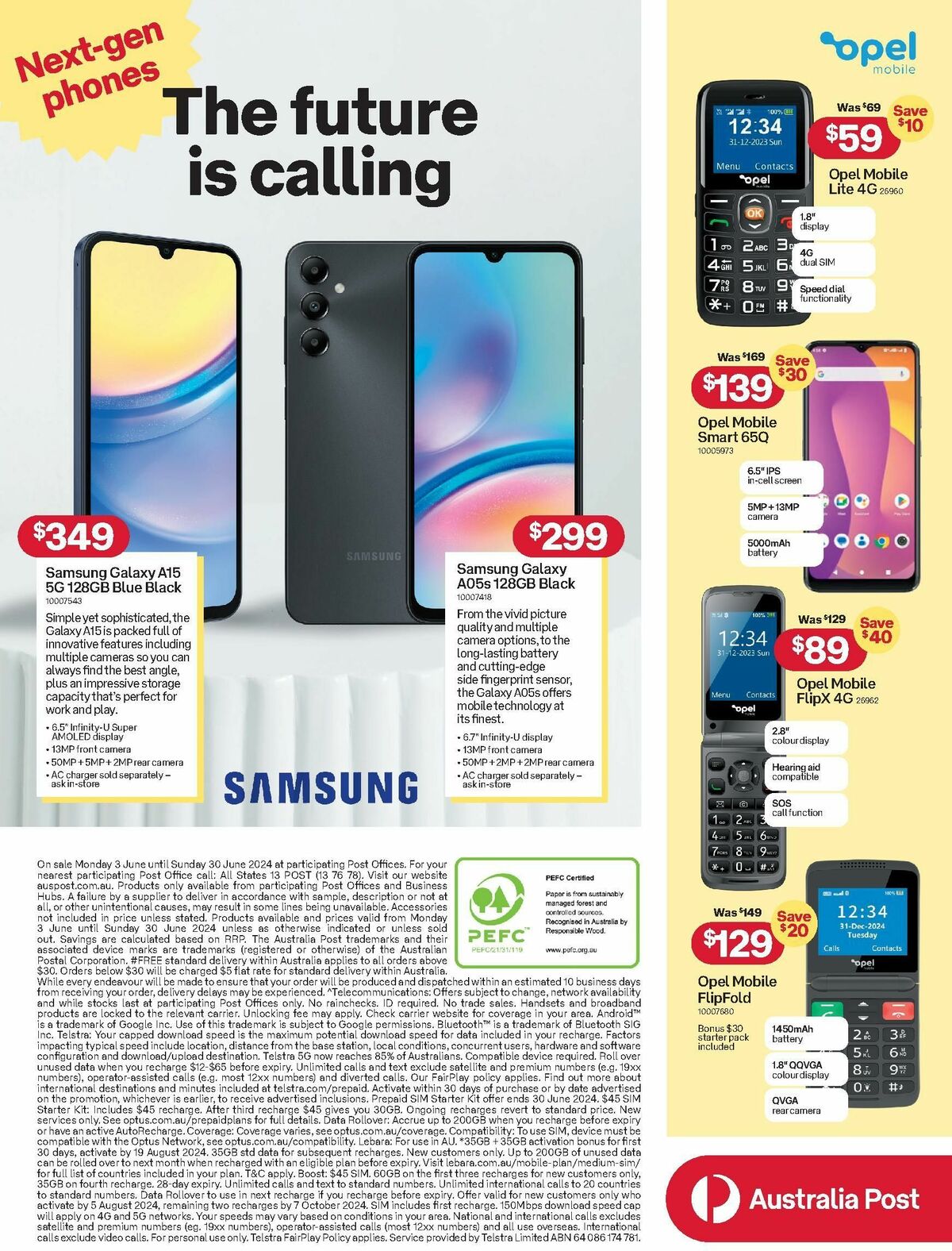 Australia Post Catalogues from 3 June