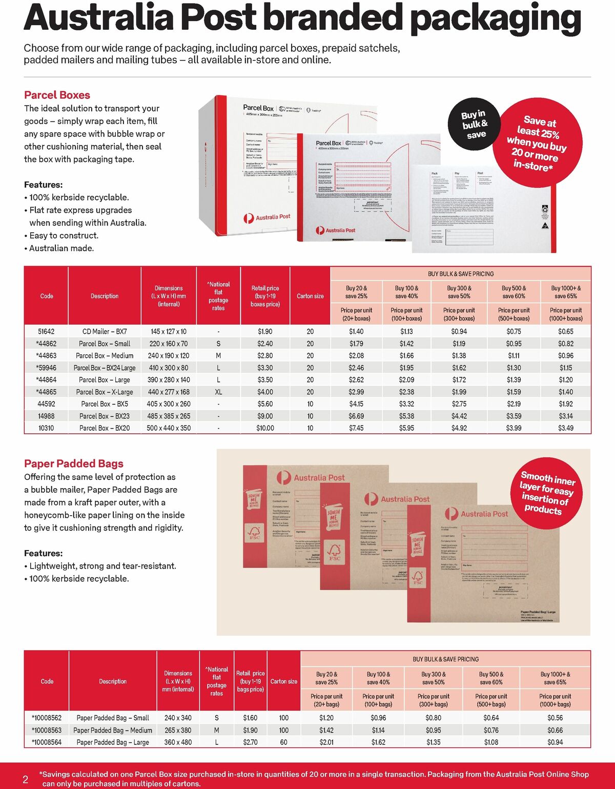 Australia Post Catalogues from 1 July