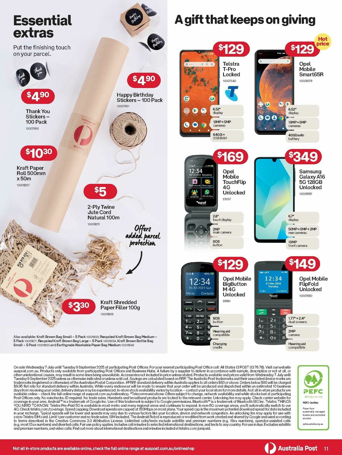 Australia Post Catalogues from 30 July