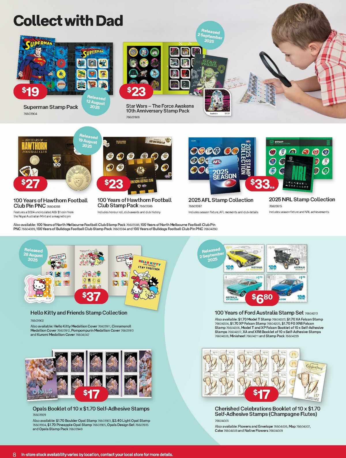 Australia Post Catalogues from 30 July