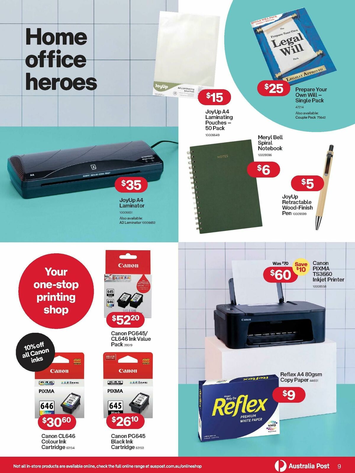 Australia Post Catalogues from 30 July