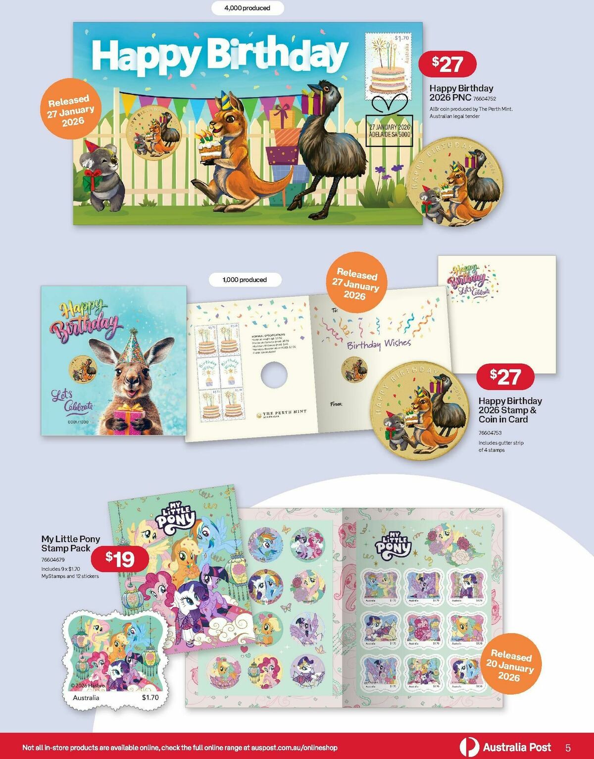 Australia Post Catalogues from 7 January