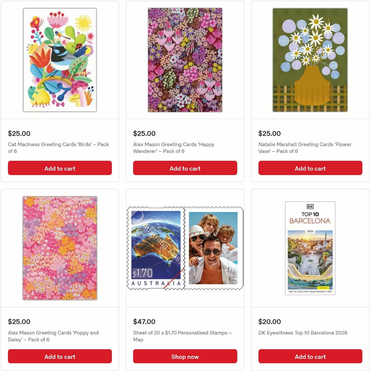 Australia Post Catalogues from 12 February