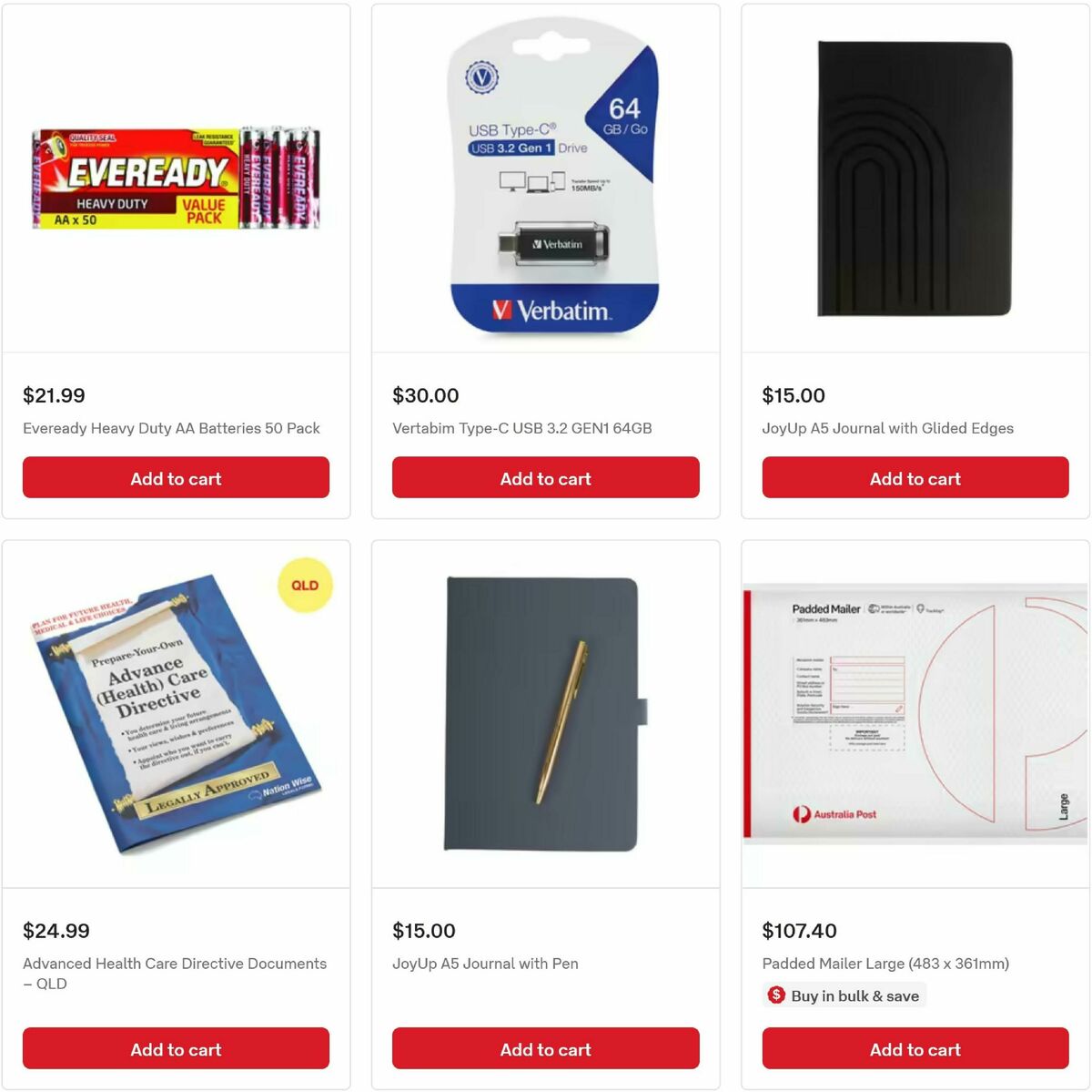 Australia Post Catalogues from 13 March