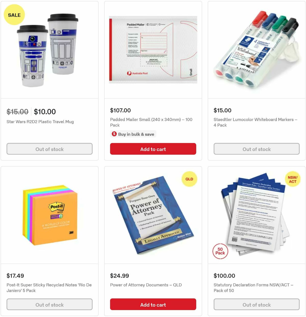 Australia Post Catalogues from 13 March