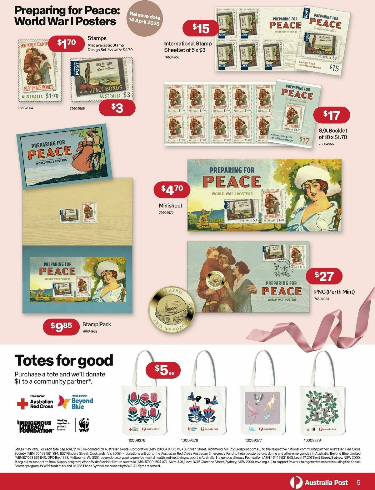 Australia Post Catalogues from 8 April