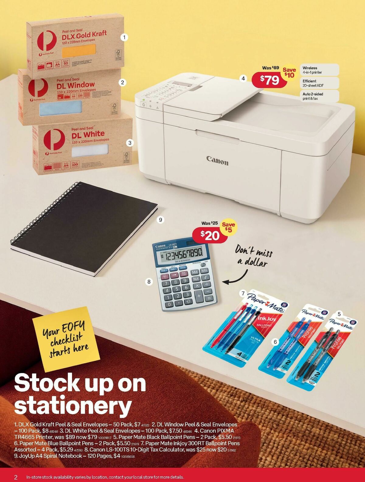 Australia Post Catalogues from 27 May