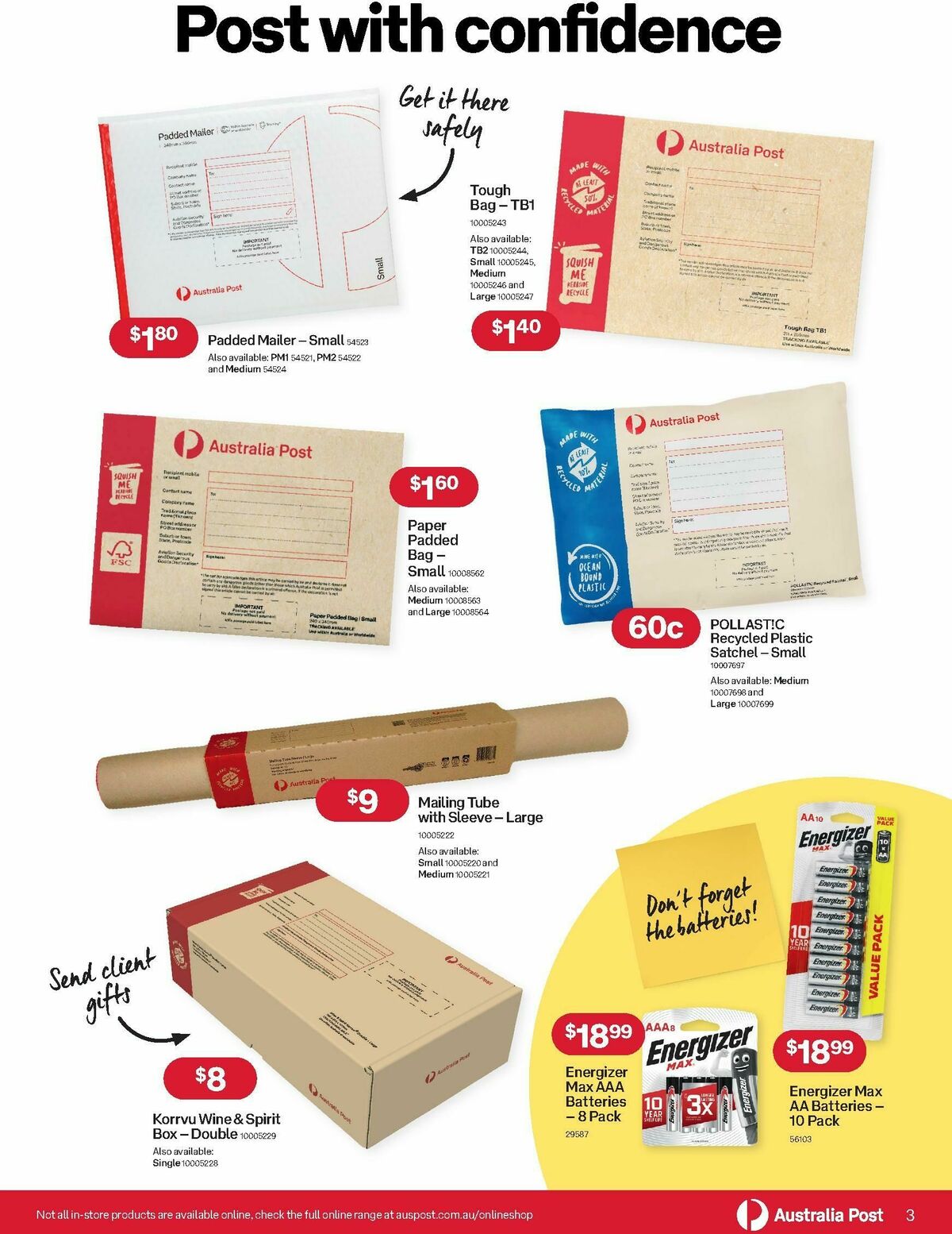 Australia Post Catalogues from 27 May