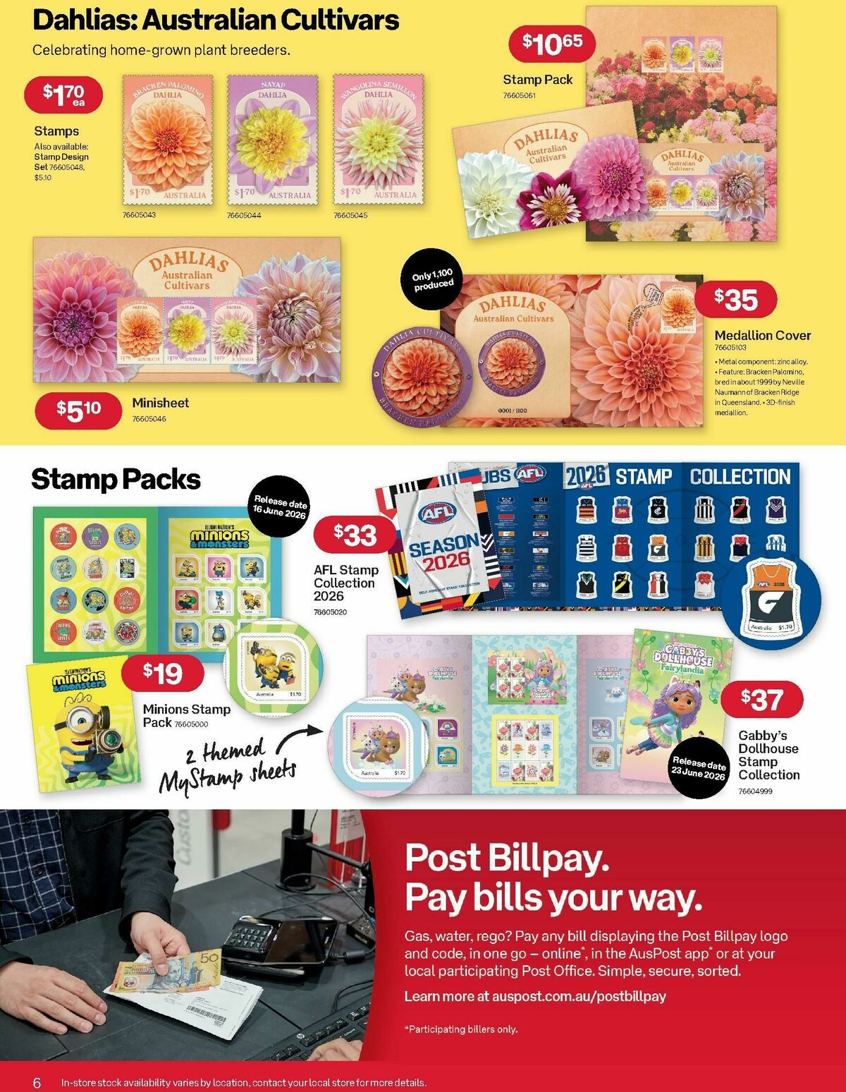 Australia Post Catalogues from 27 May