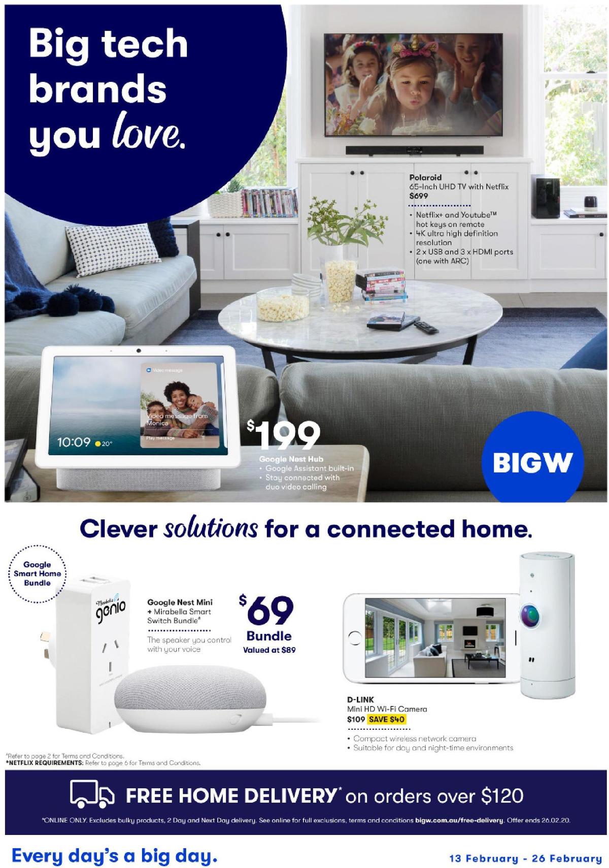 Big W Big Tech Brands You Love Catalogues from 13 February