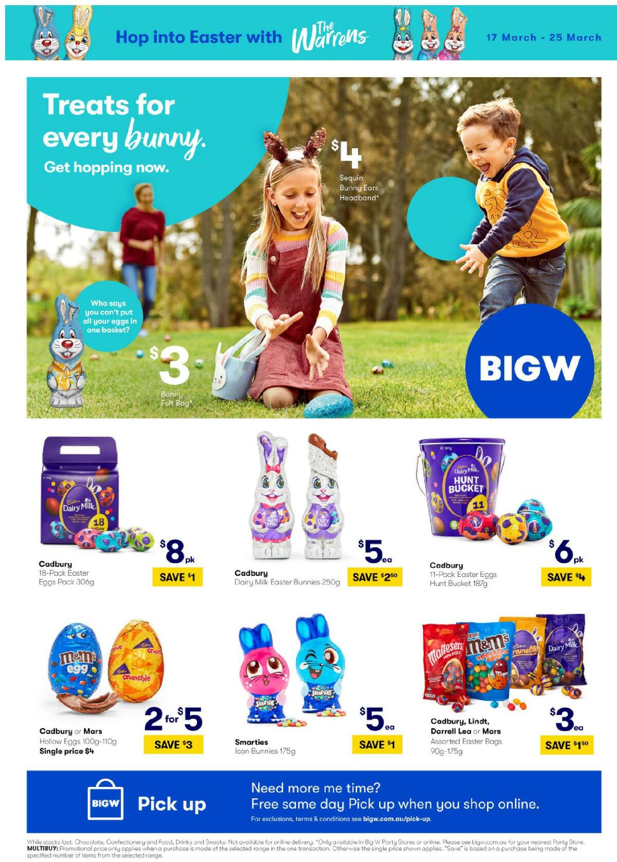 Big W Treats For Every Bunny Catalogues from 17 March