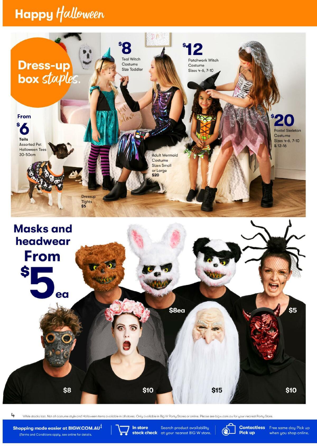Big W Happy Halloween Catalogues from 15 October