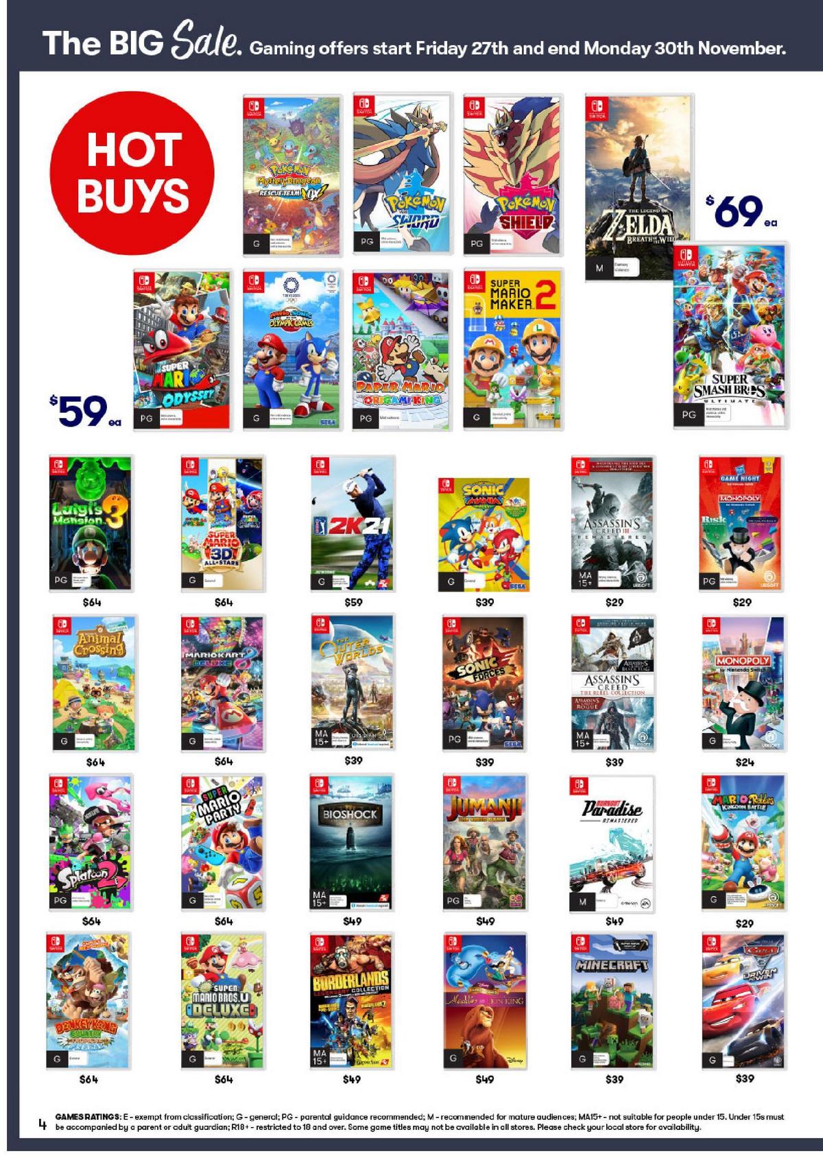Big W The Big Sale Catalogues from 25 November
