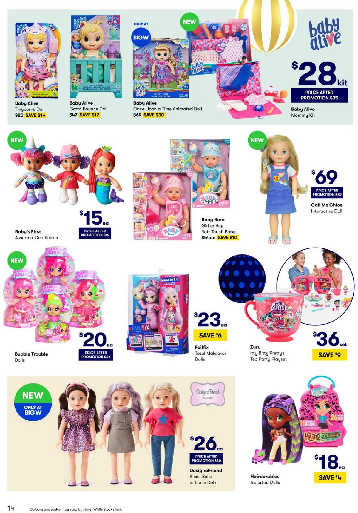 Big W Bring on Top Gifts Catalogues from 10 December