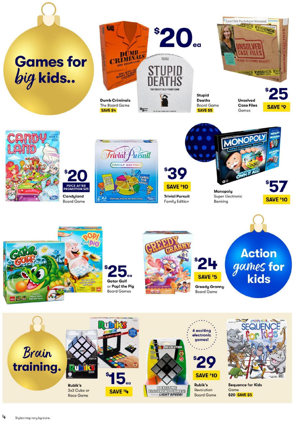 Big W Bring on Top Gifts Catalogues from 10 December