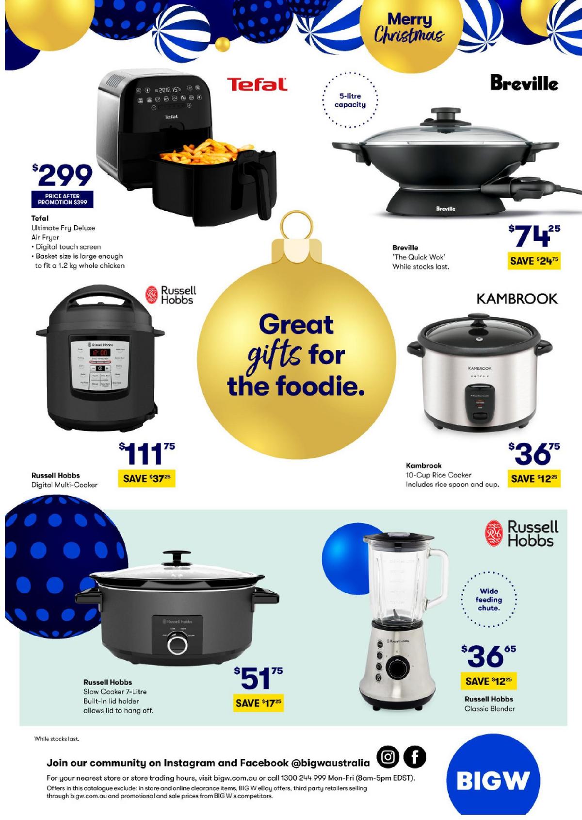 Big W Bring on Top Gifts Catalogues from 10 December