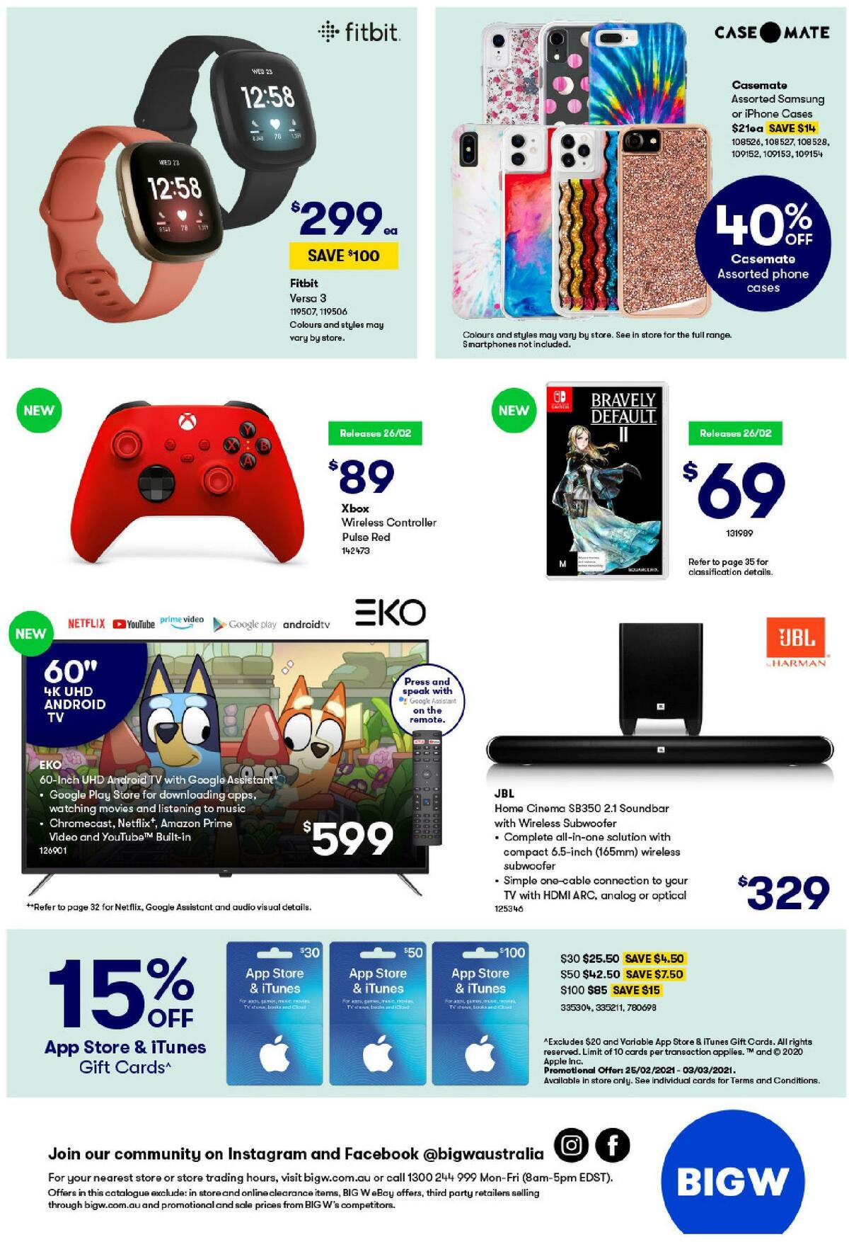 Big W Catalogues from 25 February