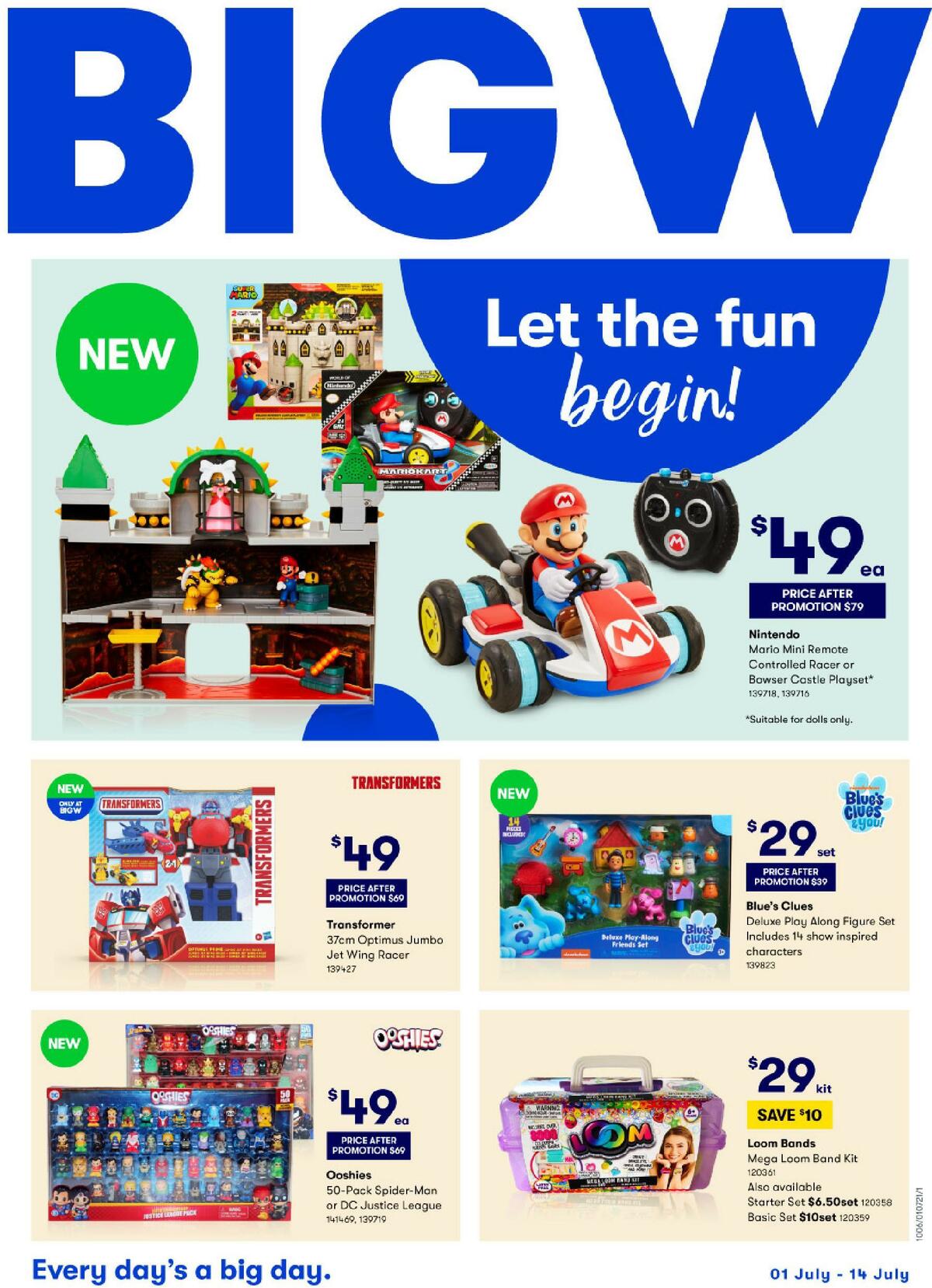 Big W Catalogues from 1 July