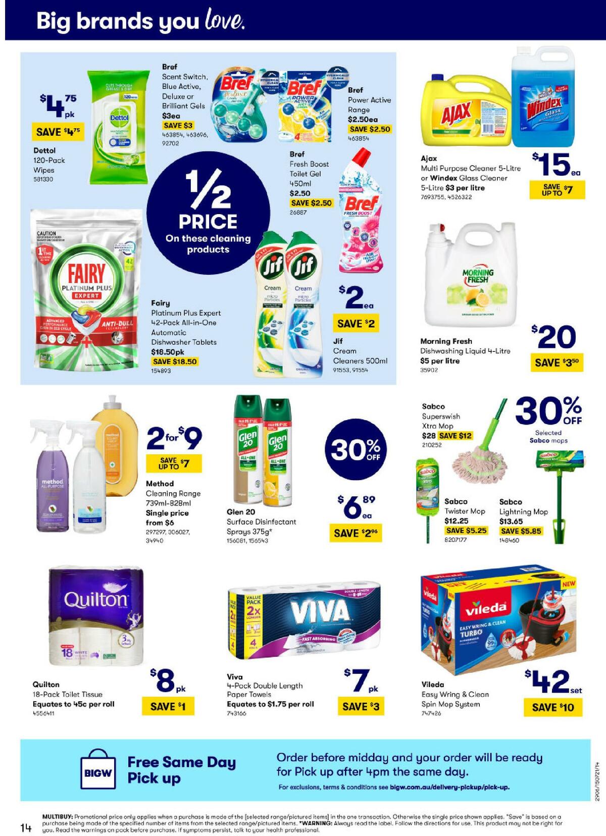 Big W Catalogues from 30 July
