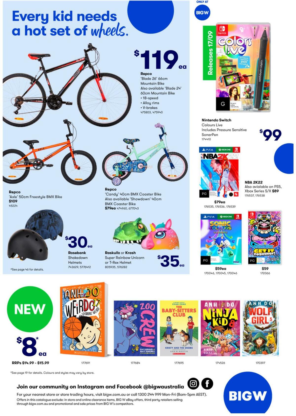 Big W Every Day's a Big Day Catalogues from 16 September