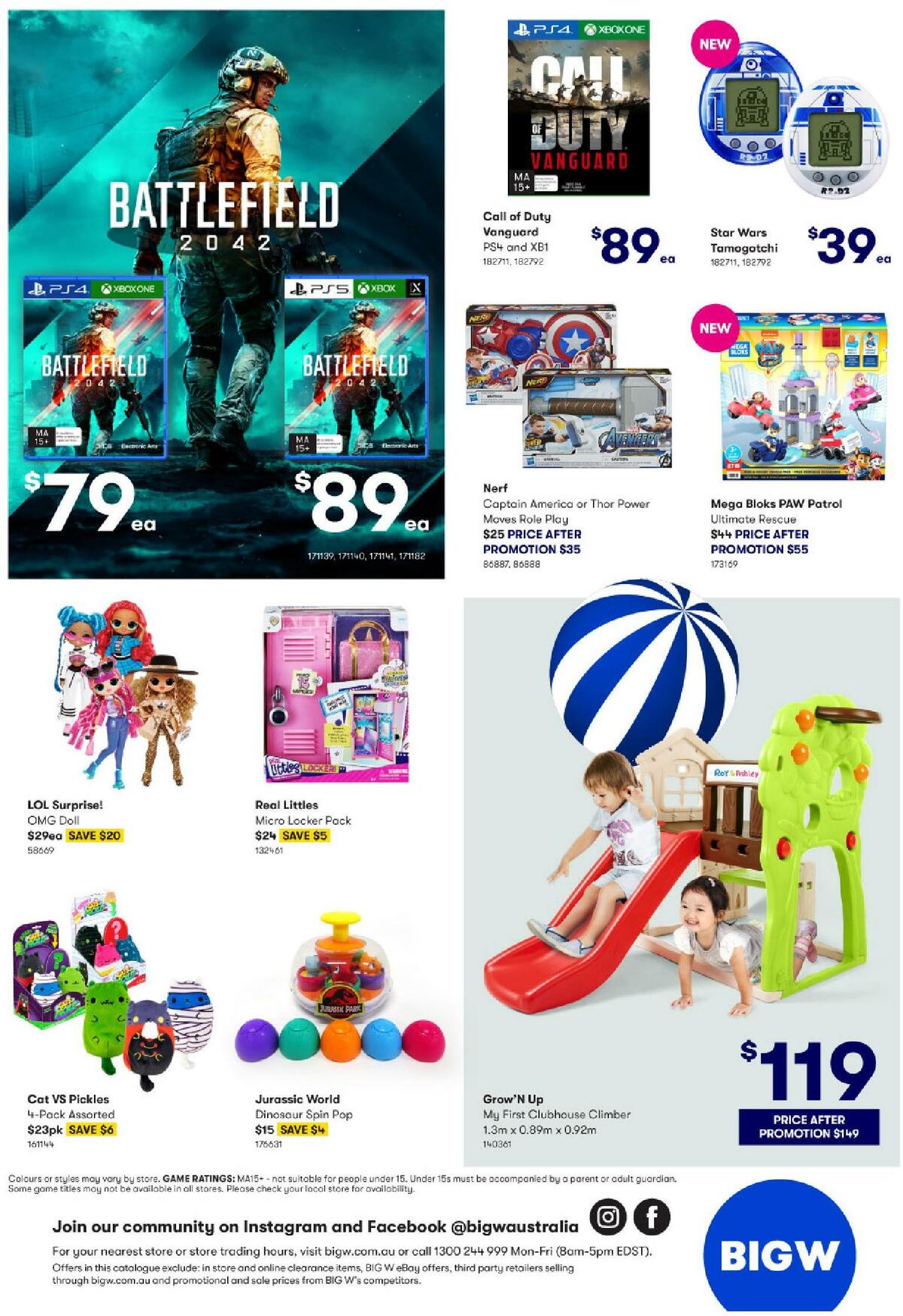 Big W Catalogues from 25 November