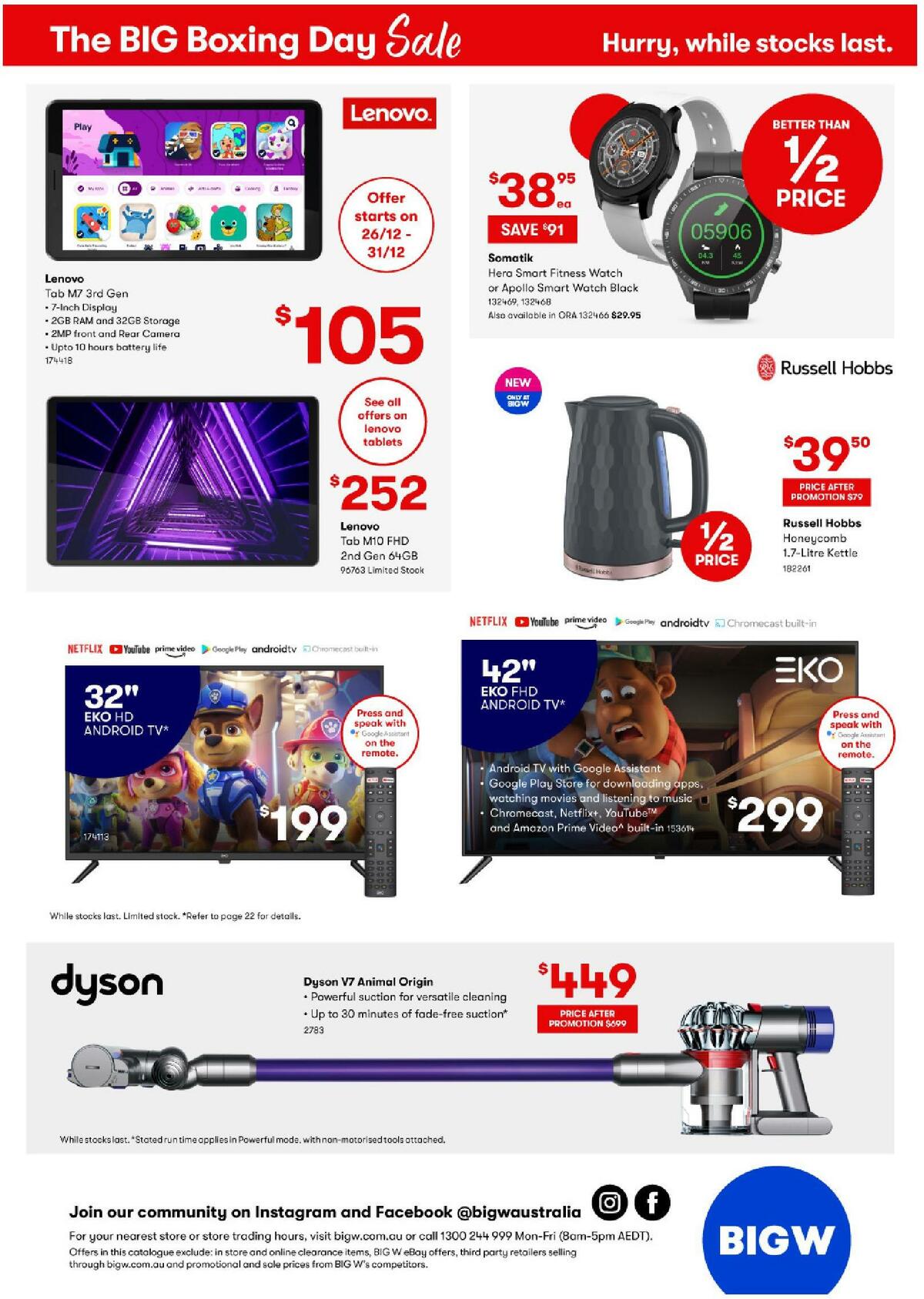 Big W The Big Boxing Day Sale Catalogues from 21 December