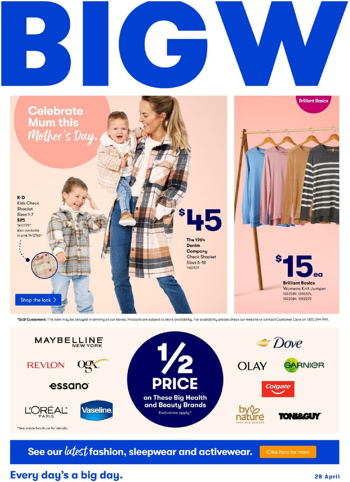 Big W Celebrate Mum This Mother's Day Catalogues from 28 April