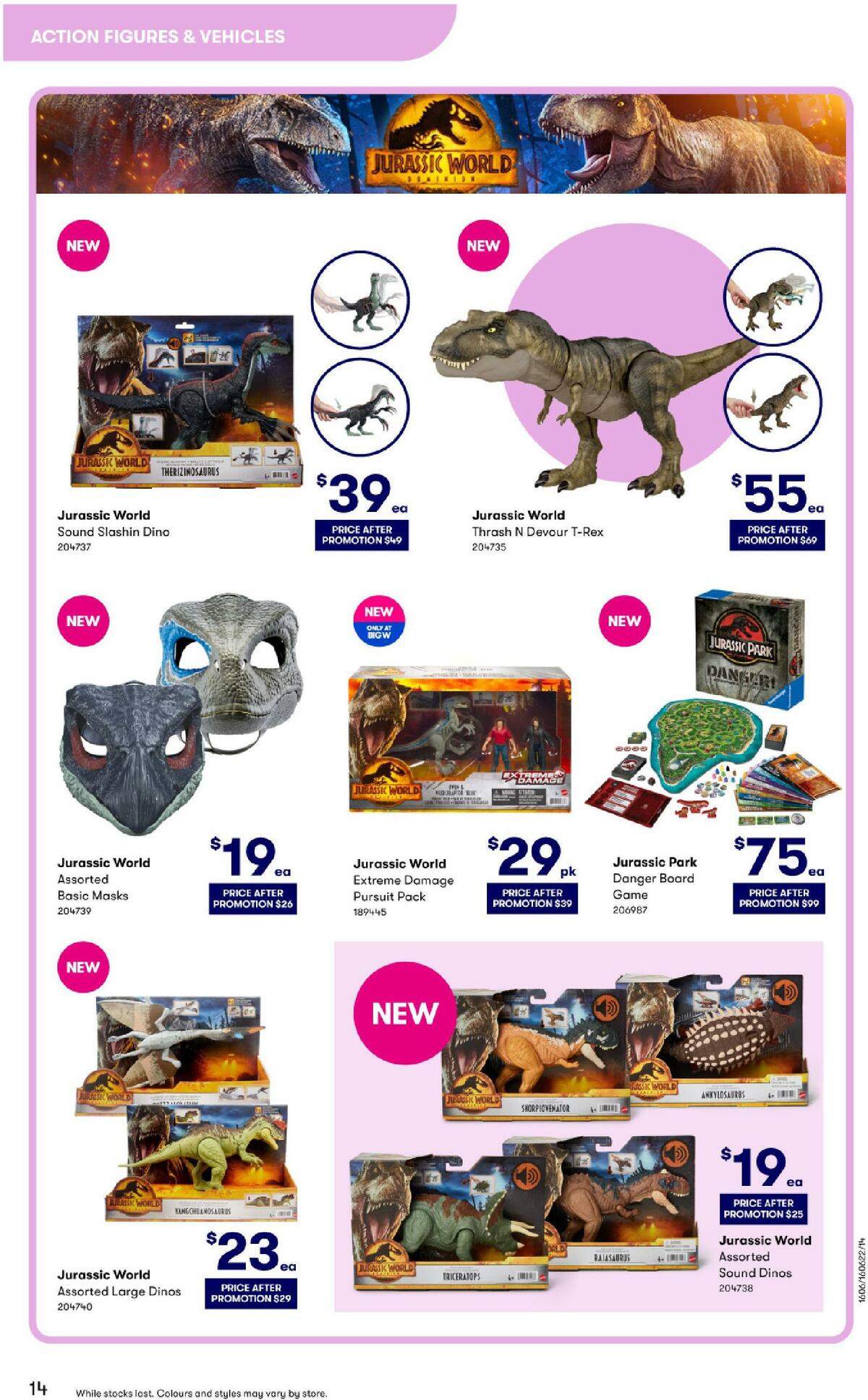 Big W Toy Mania Catalogues from 14 June