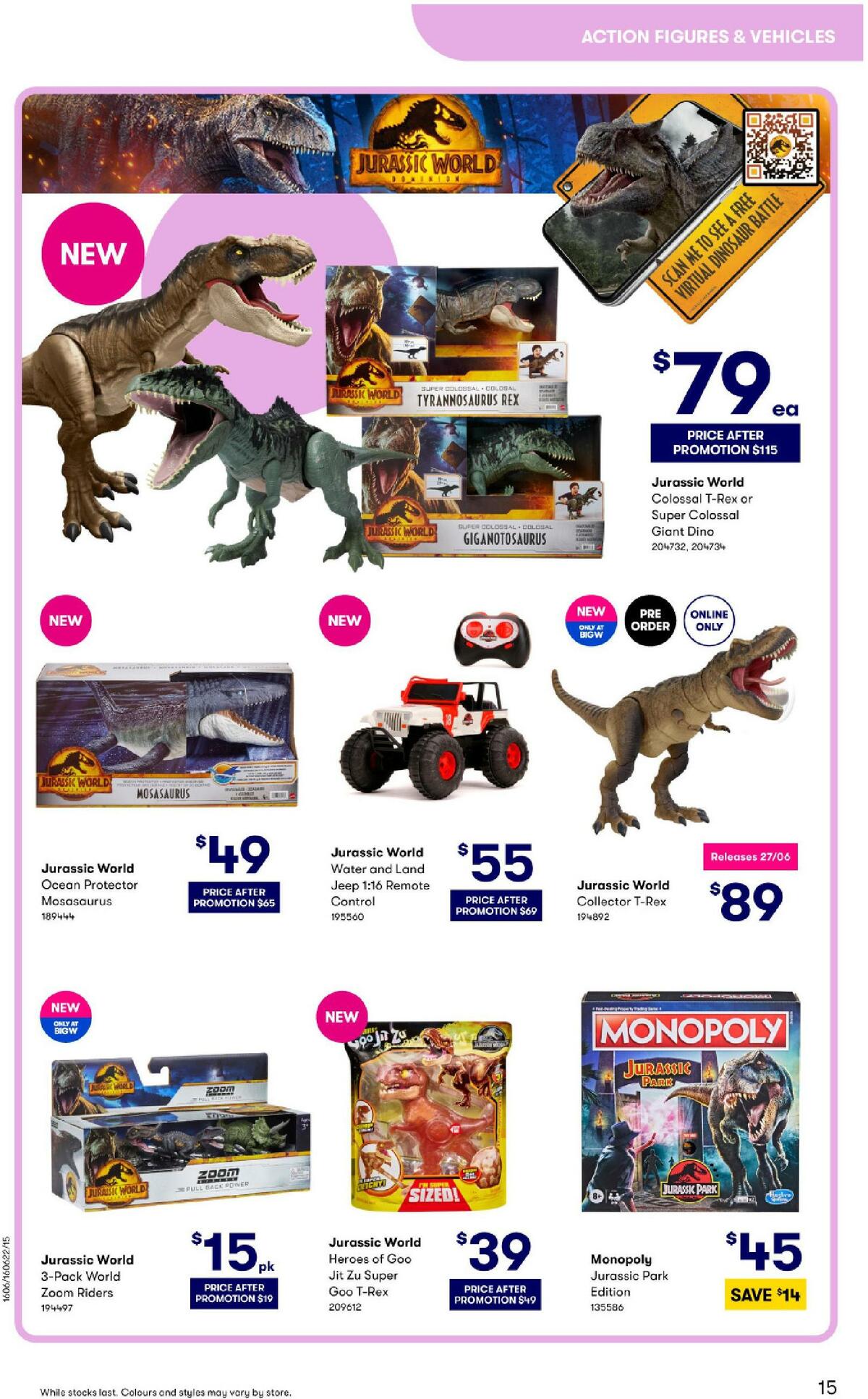Big W Toy Mania Catalogues from 14 June