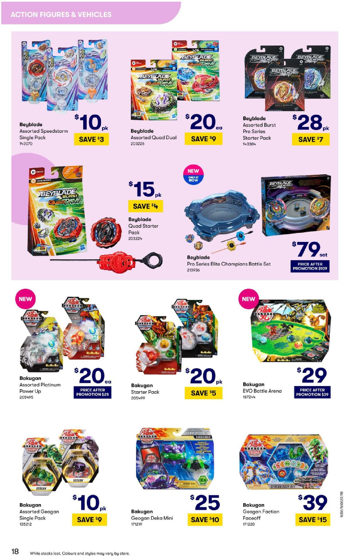 Big W Toy Mania Catalogues from 14 June