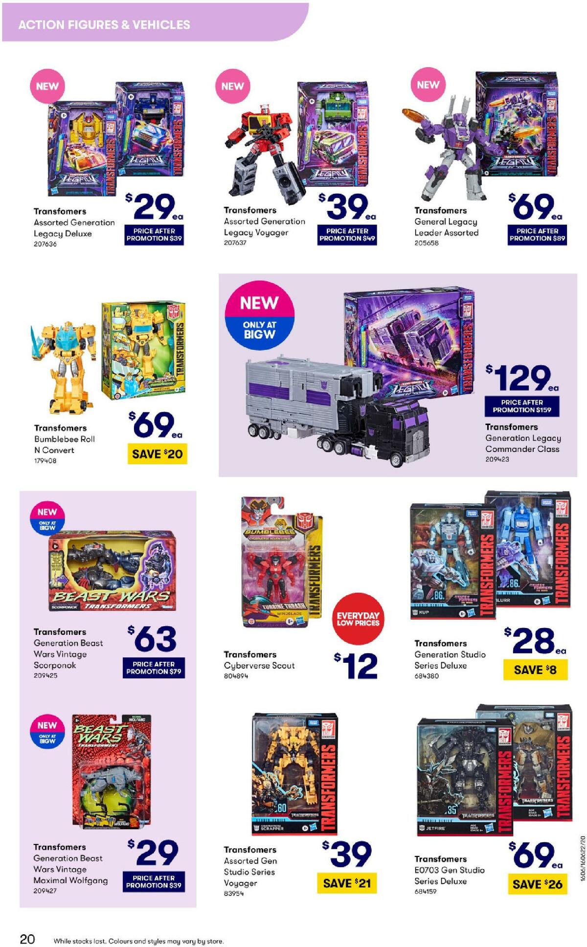 Big W Toy Mania Catalogues from 14 June