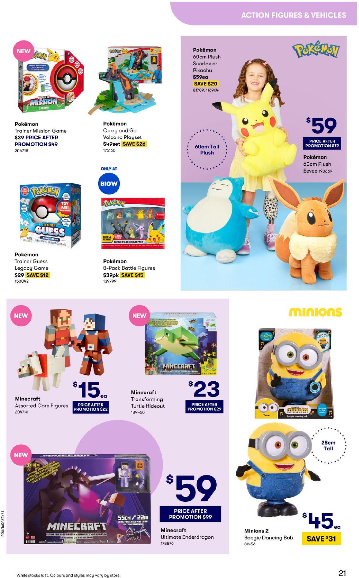 Big W Toy Mania Catalogues from 14 June