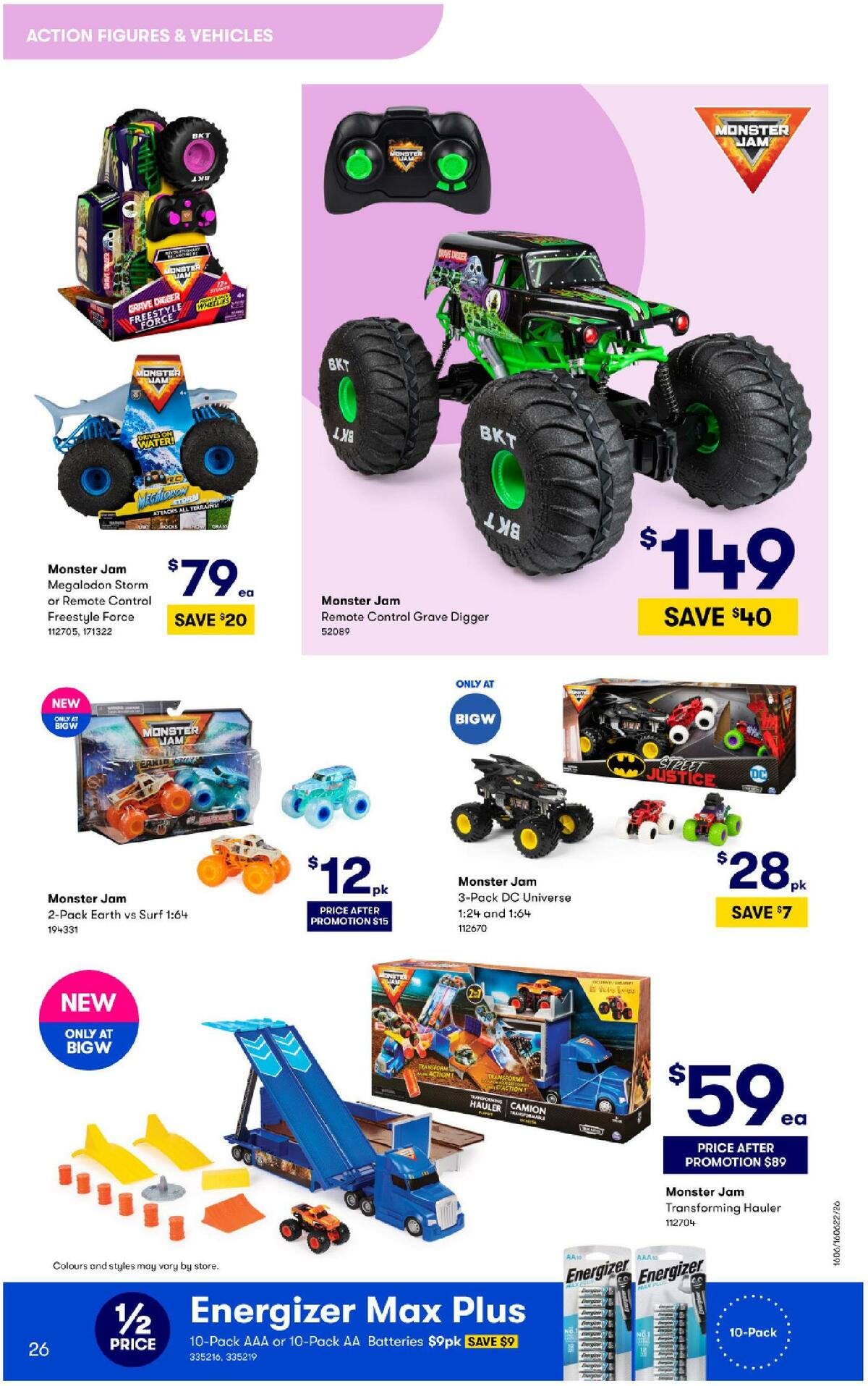 Big W Toy Mania Catalogues from 14 June