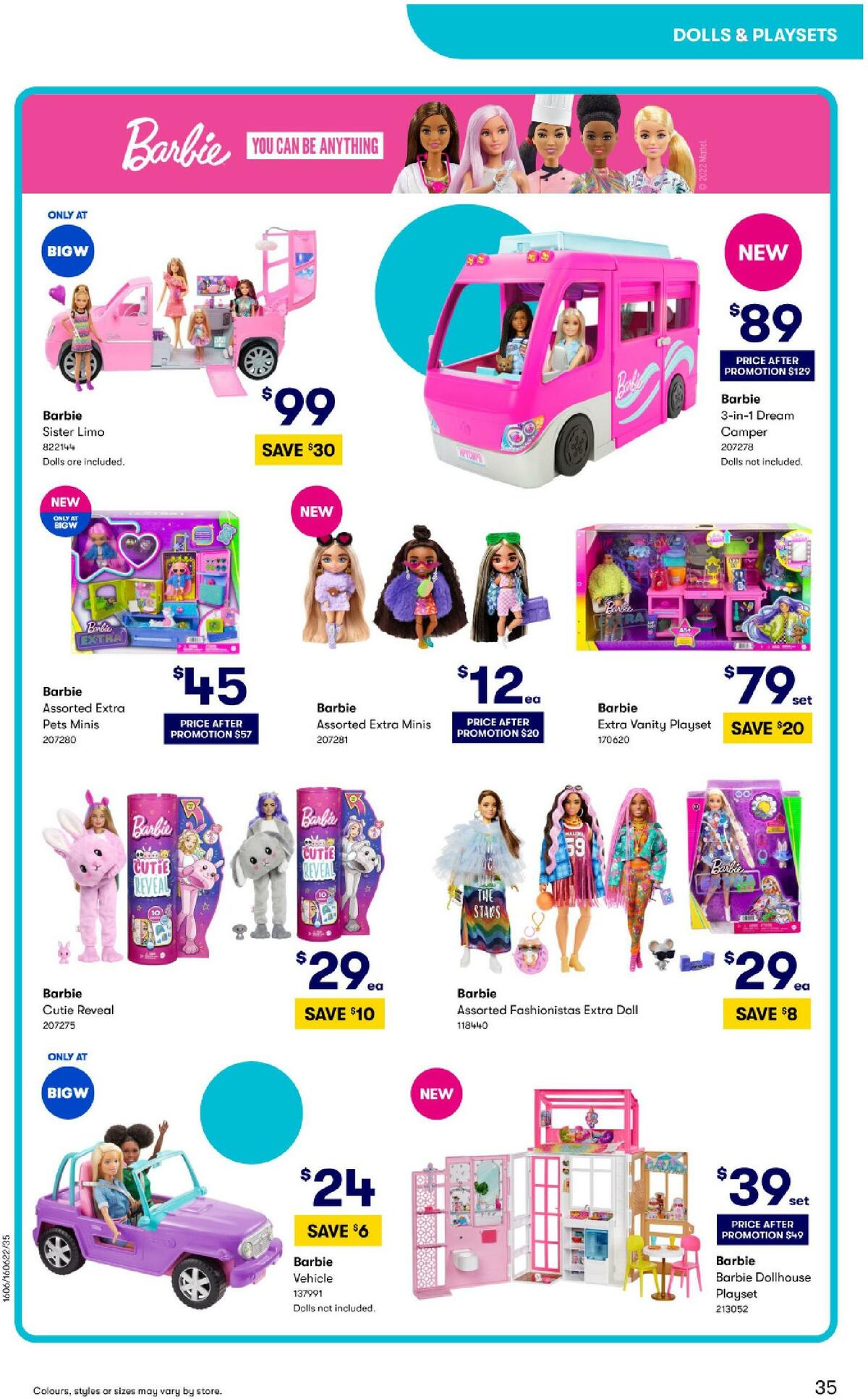Big W Toy Mania Catalogues from 14 June