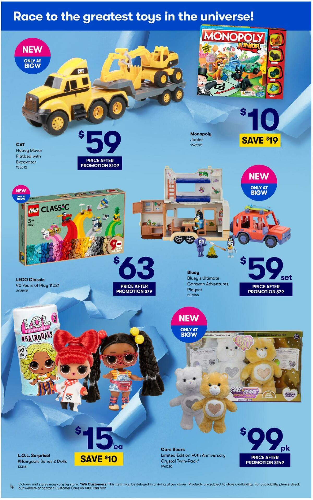Big W Toy Mania Catalogues from 14 June