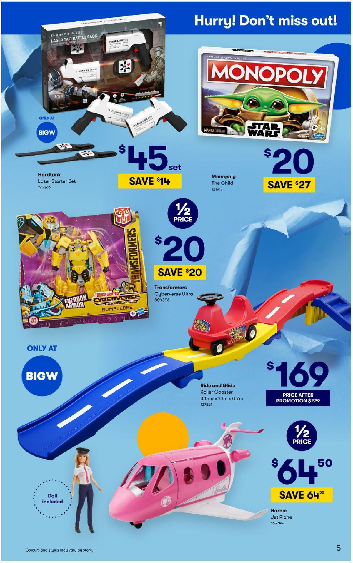 Big W Toy Mania Catalogues from 14 June