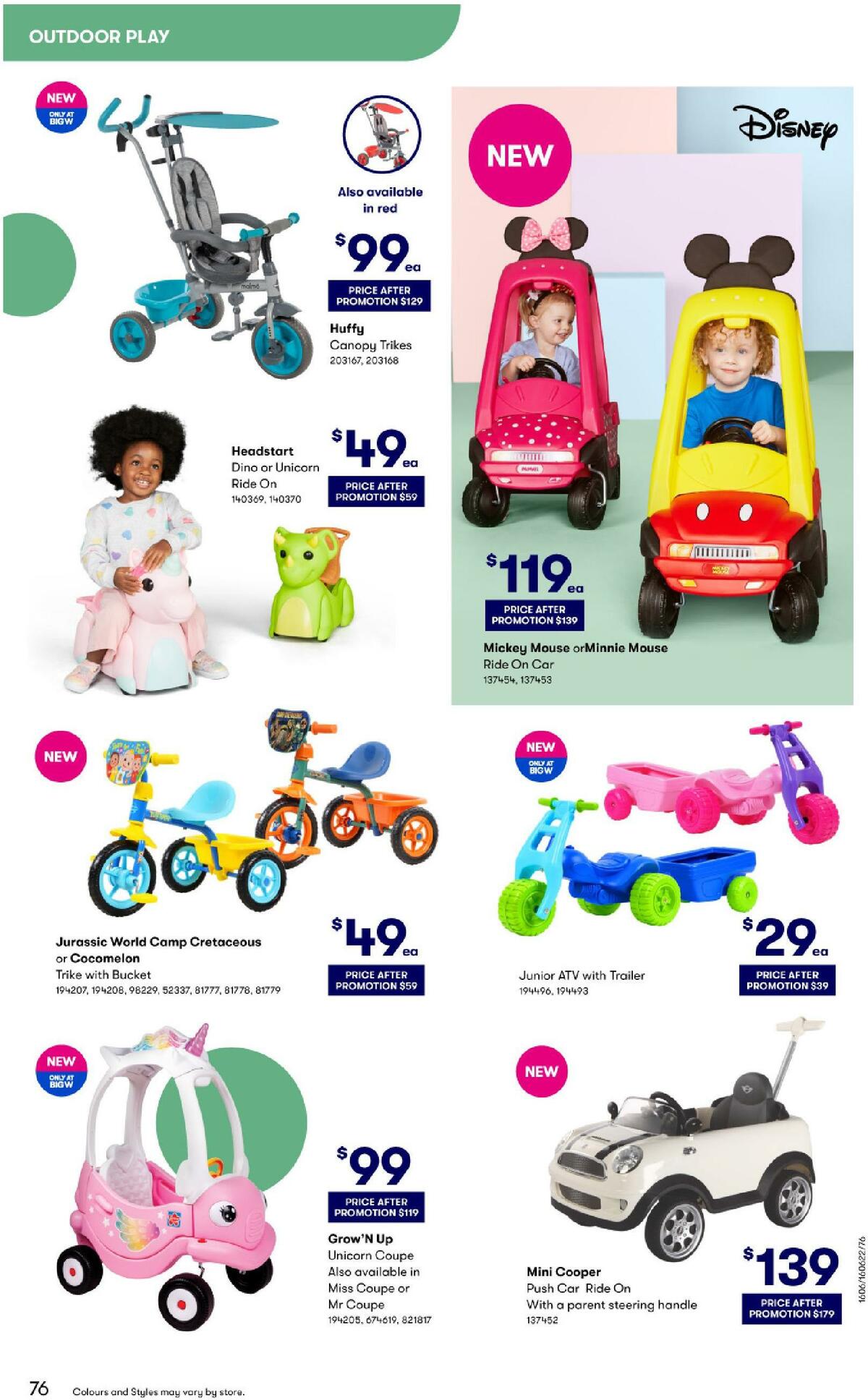 Big W Toy Mania Catalogues from 14 June