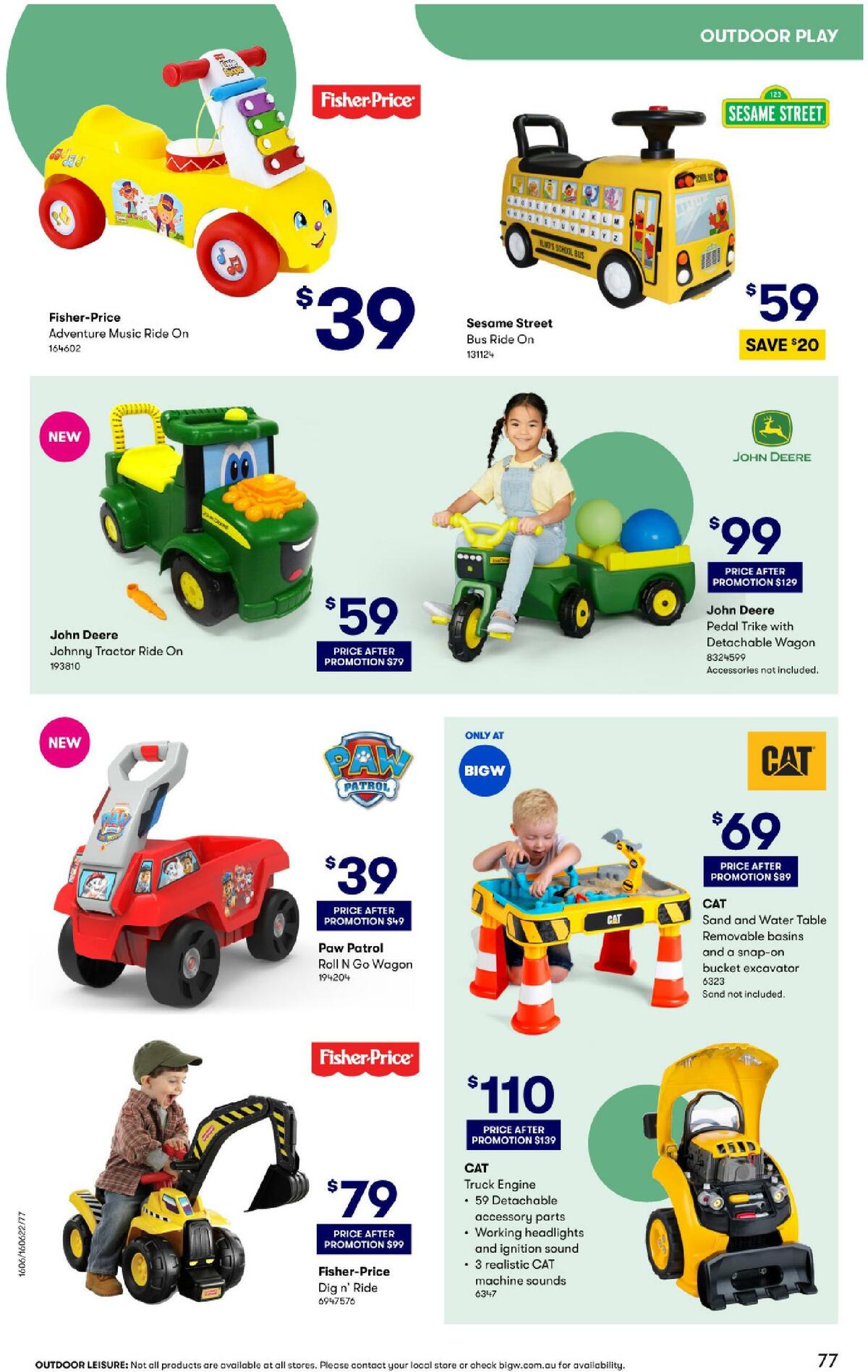 Big W Toy Mania Catalogues from 14 June