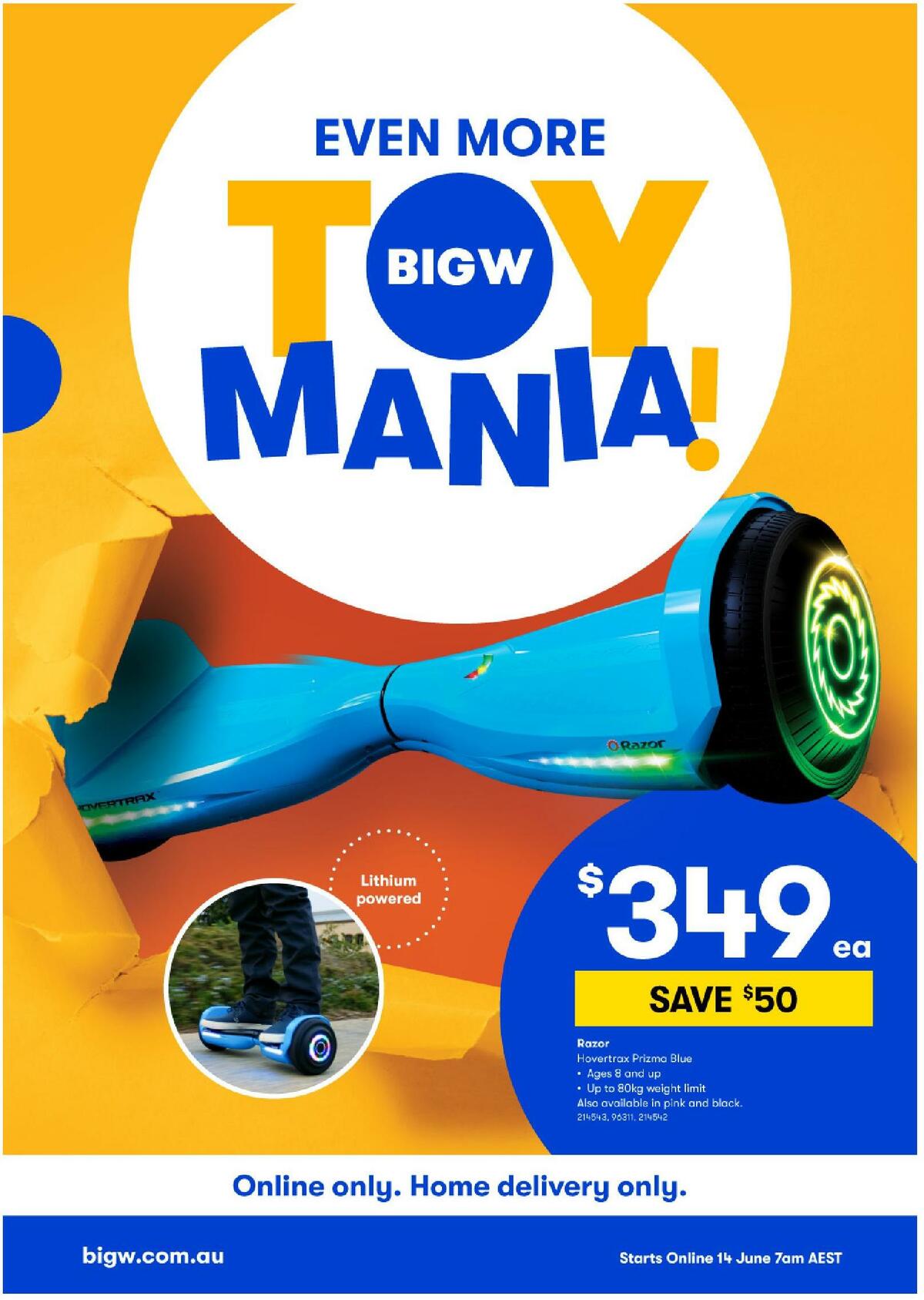 Big W Even More Toy Mania Catalogues from 14 June
