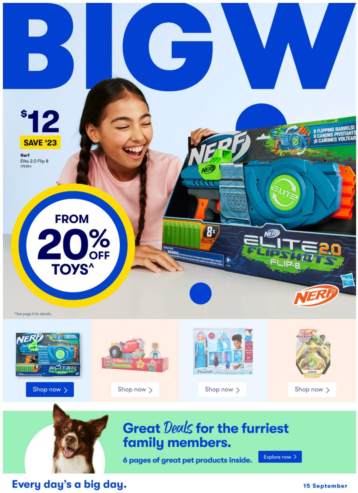 Big W Catalogues from 15 September
