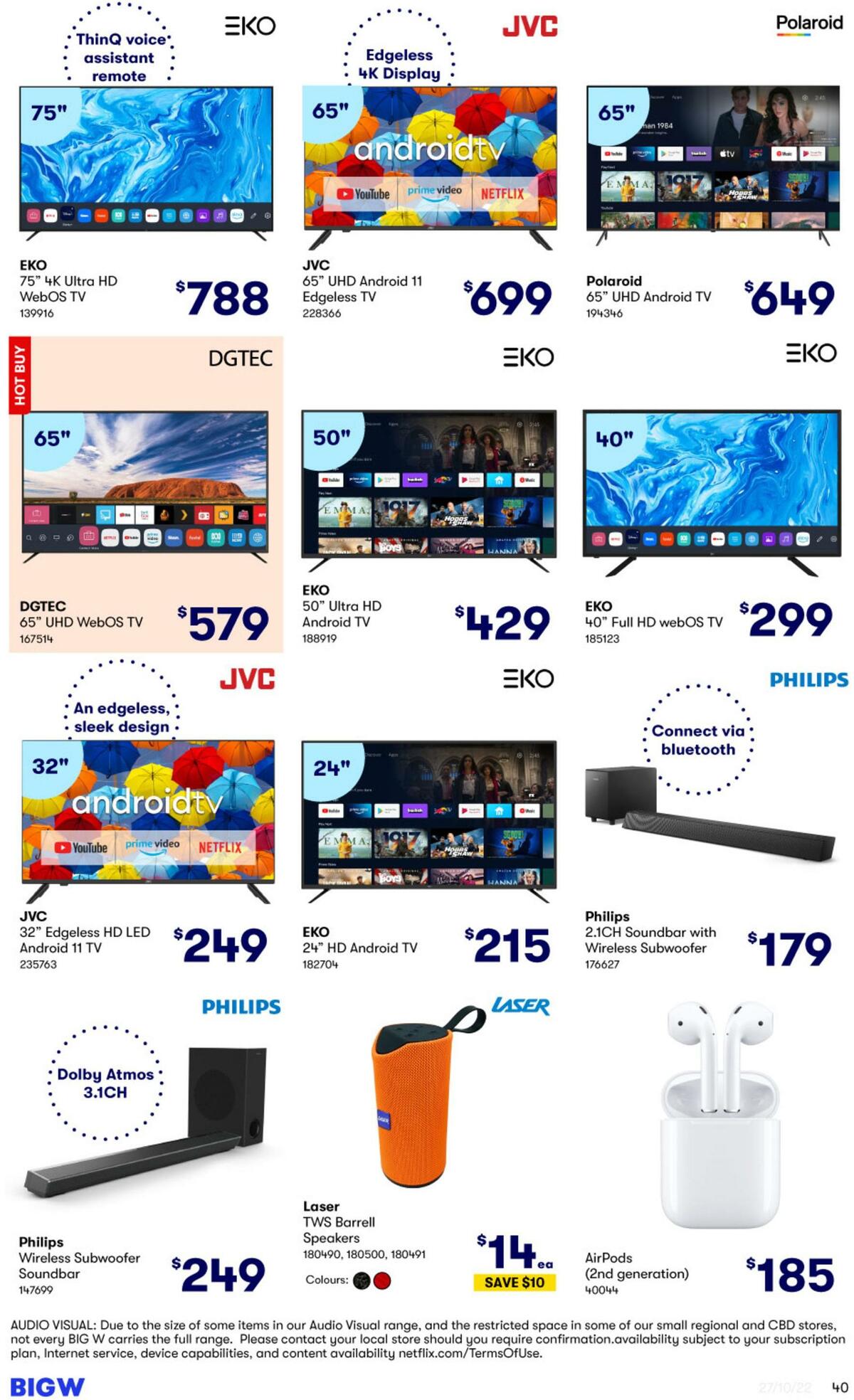 Big W Catalogues from 27 October