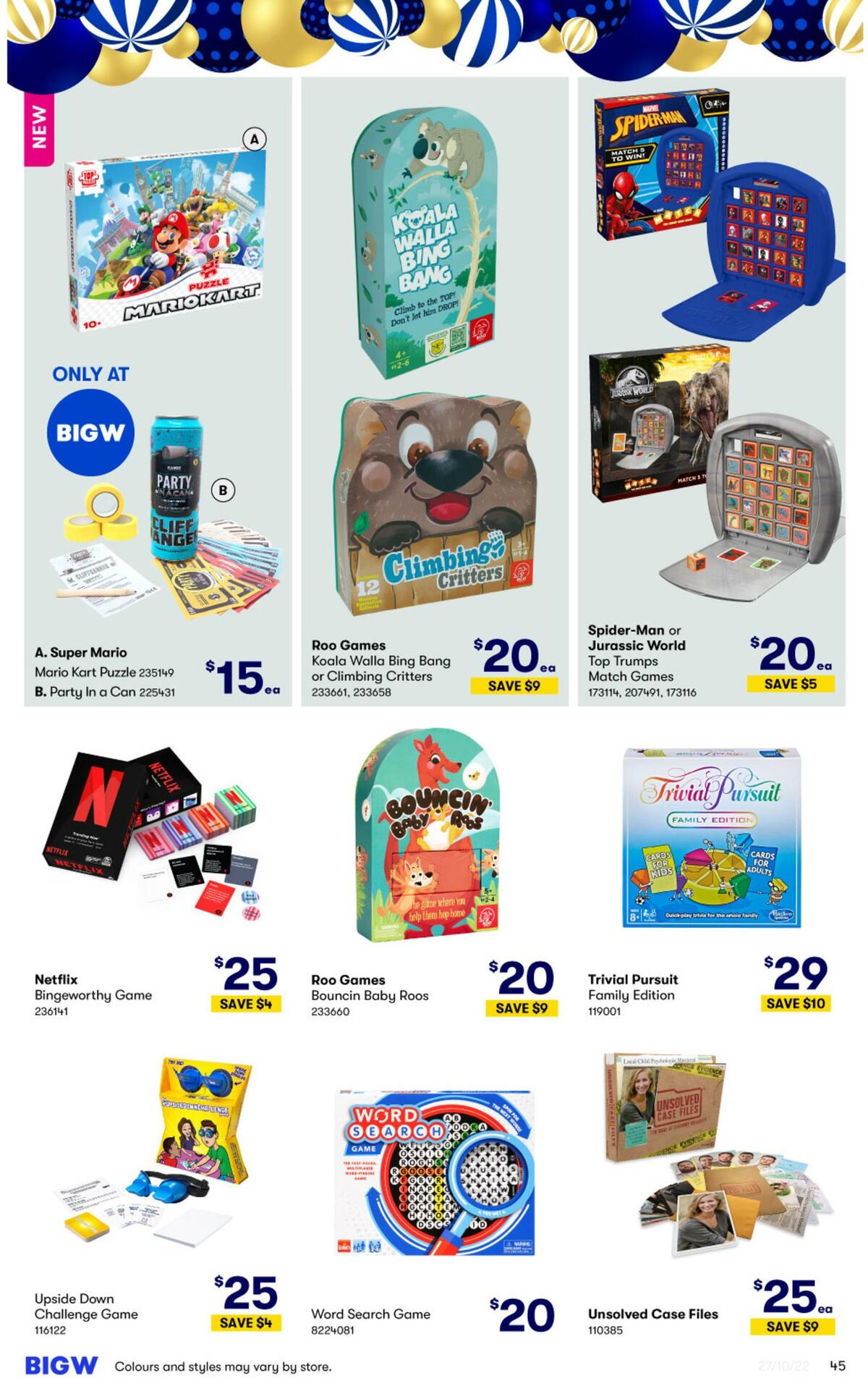 Big W Catalogues from 27 October