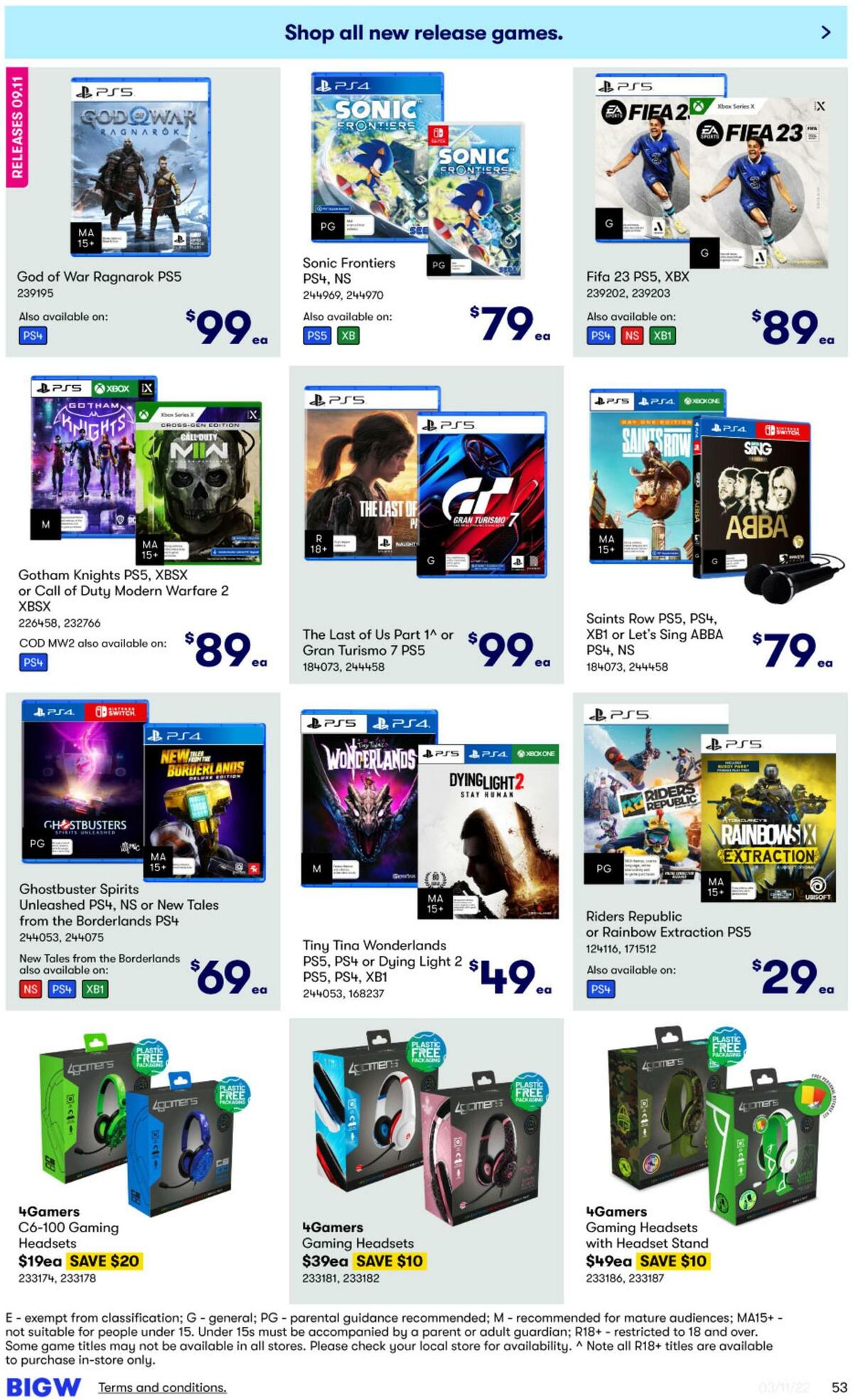 Big W Catalogues from 3 November