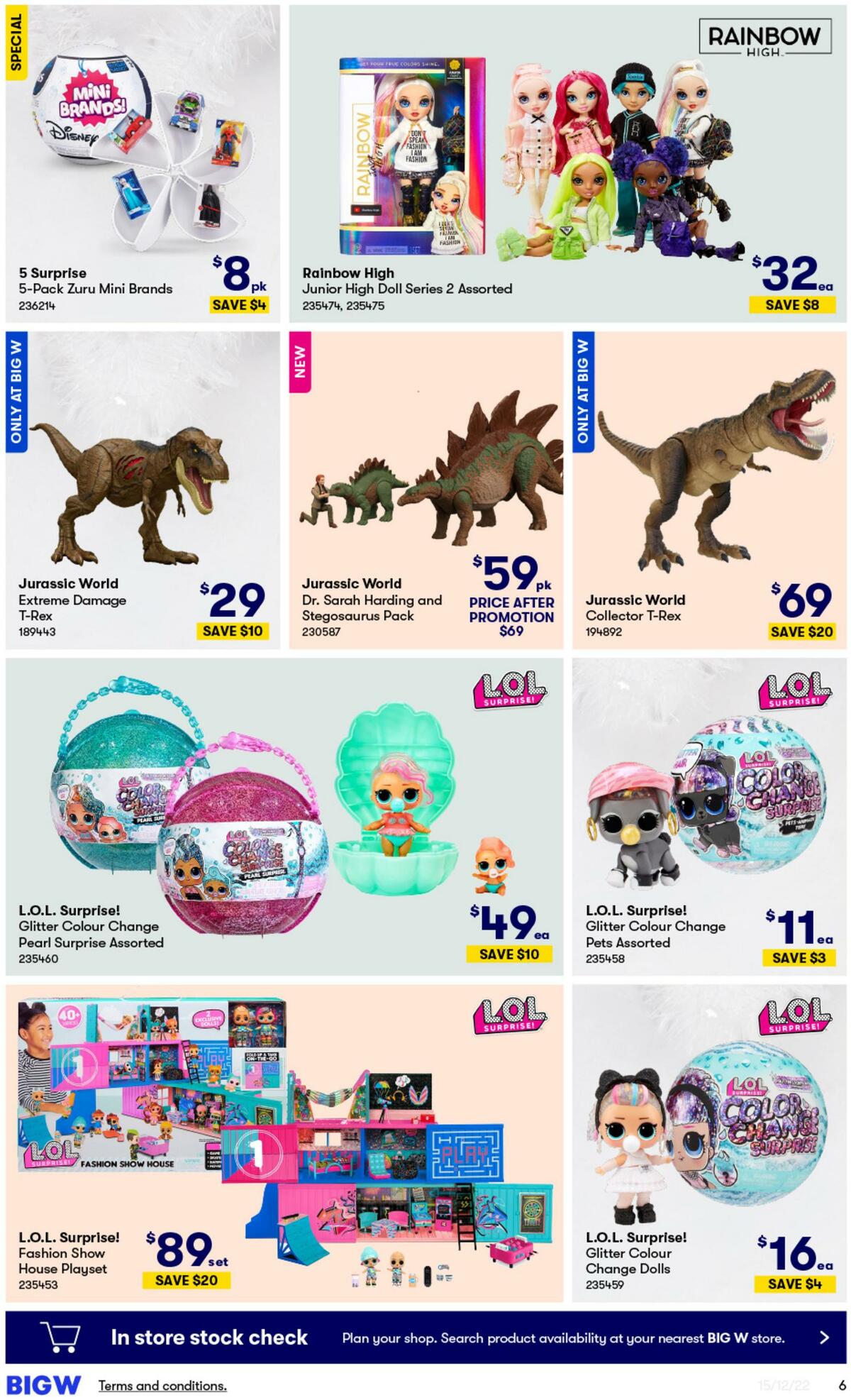 Big W Catalogues from 15 December