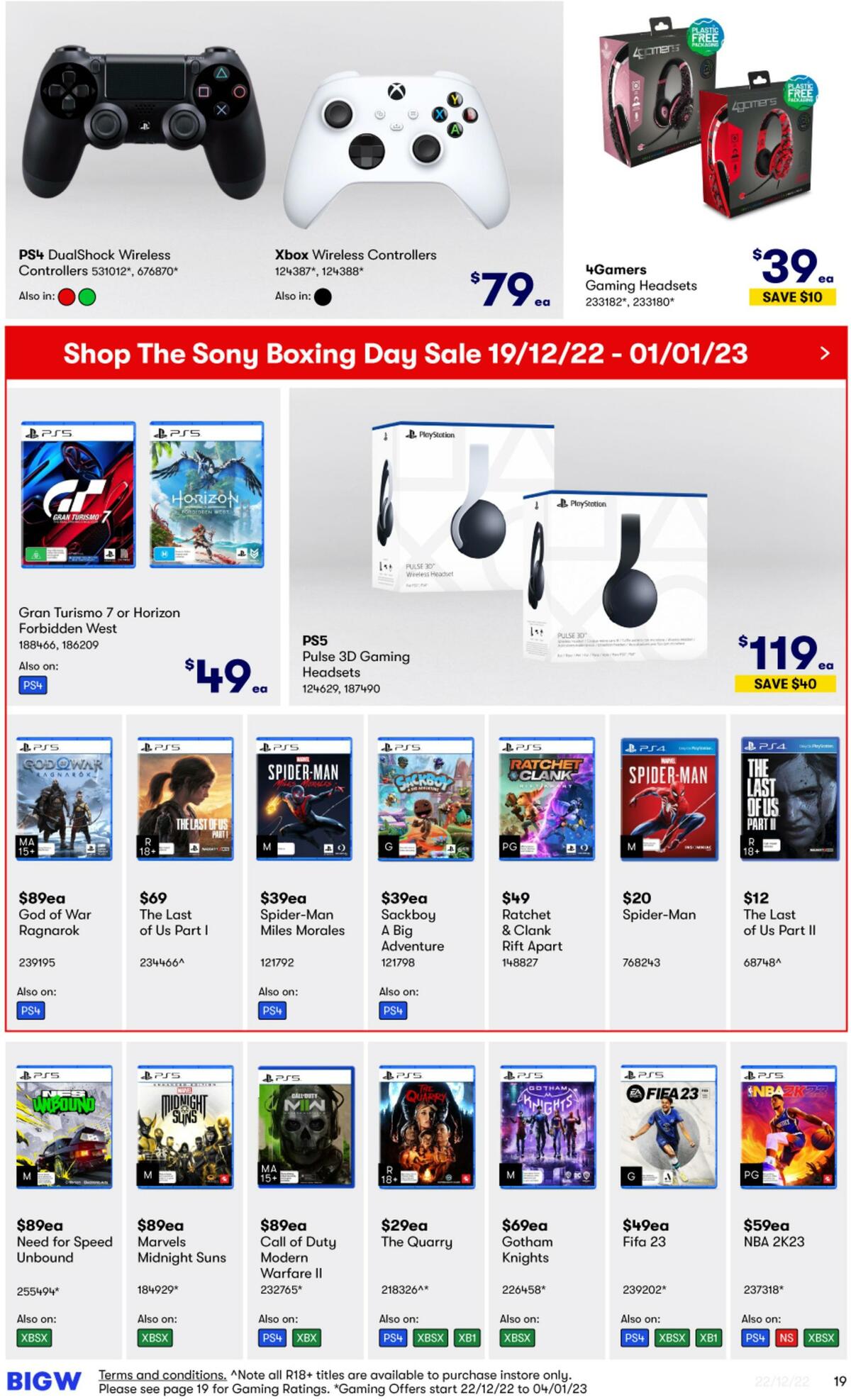 Big W Catalogues from 19 December