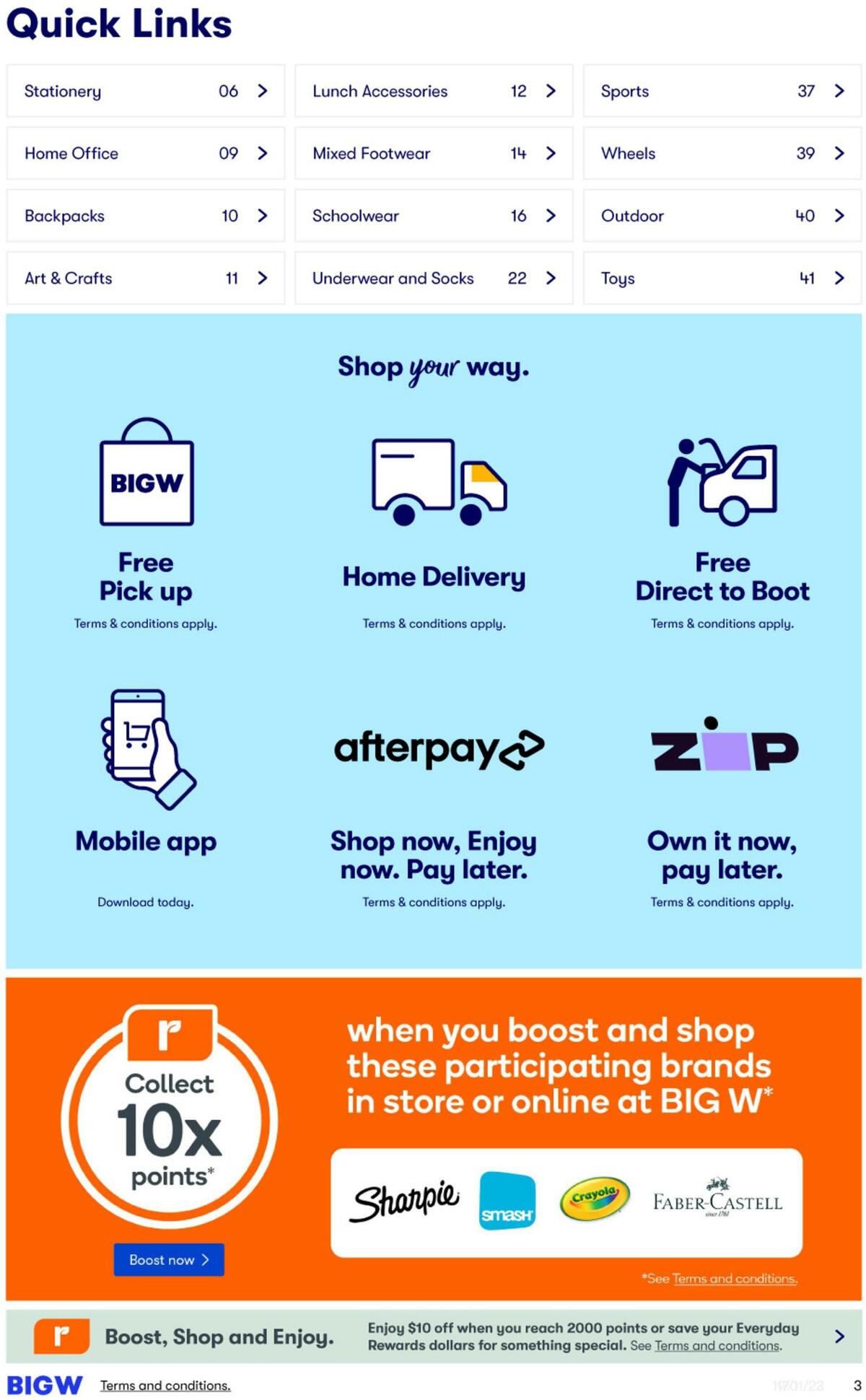 Big W Catalogues from 19 January