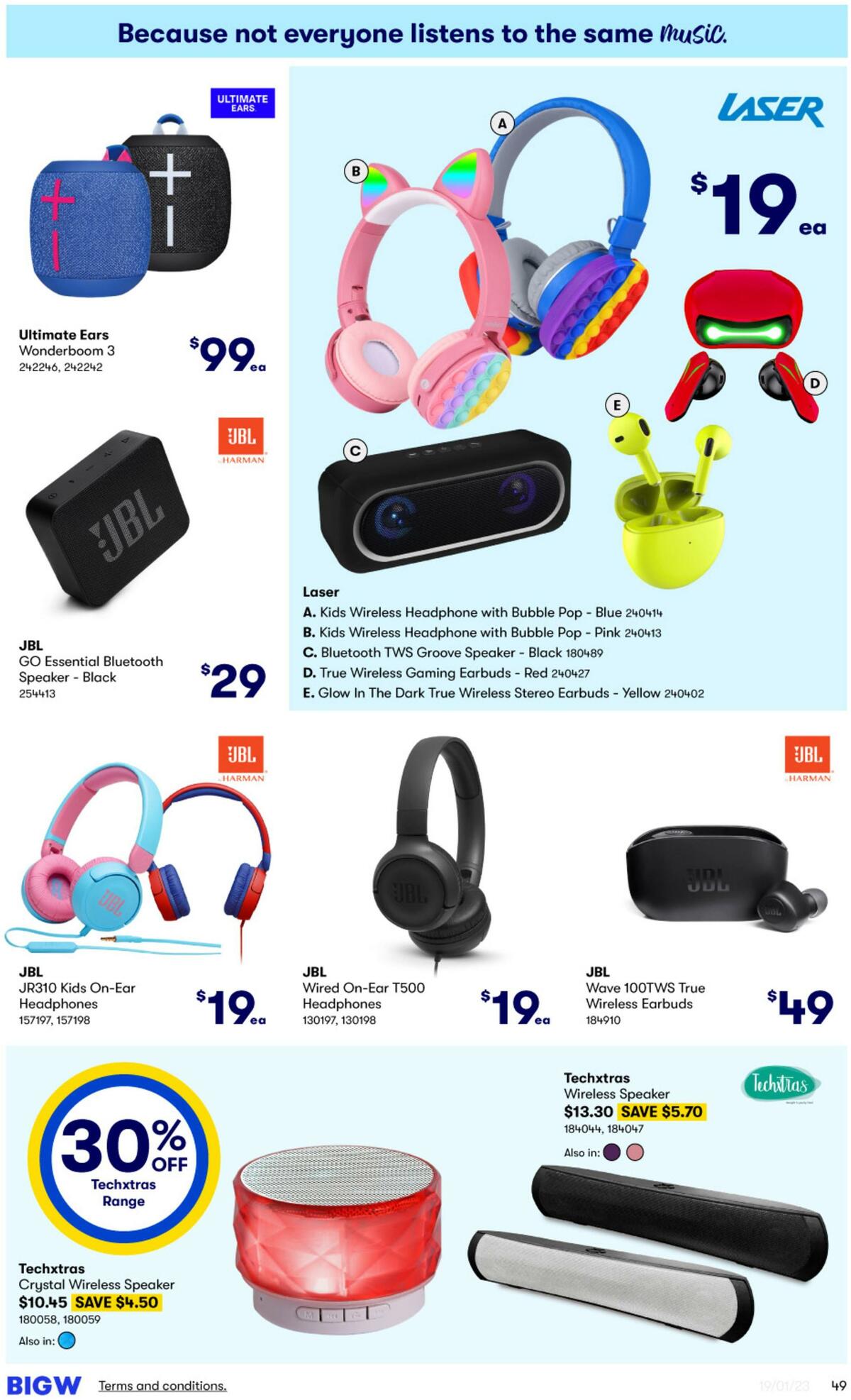 Big W Catalogues from 19 January