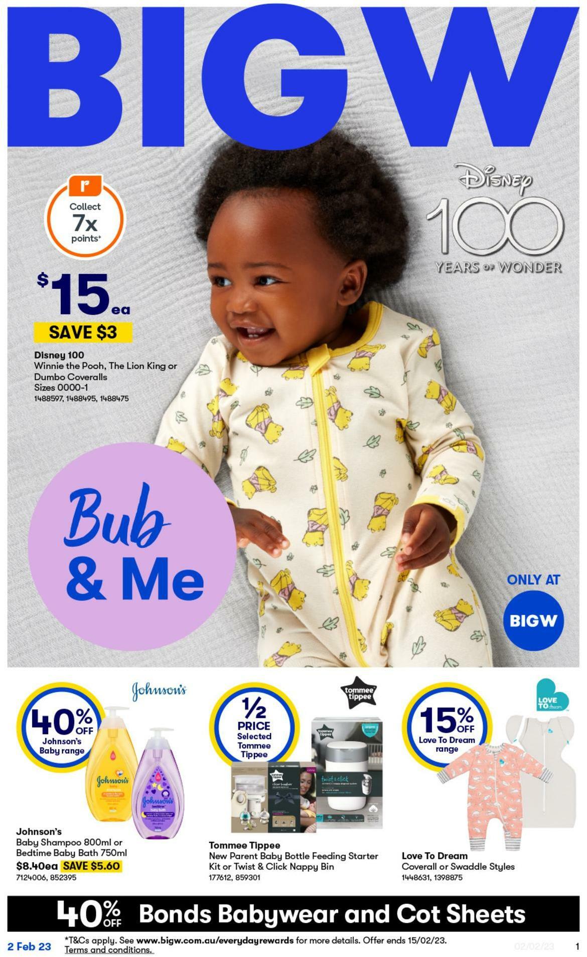 Big W Baby Catalogues from 2 February