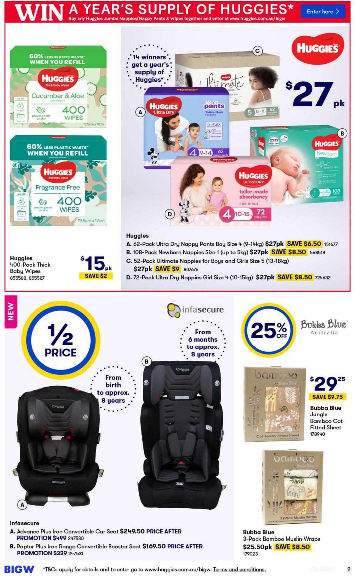 Big W Baby Catalogues from 2 February