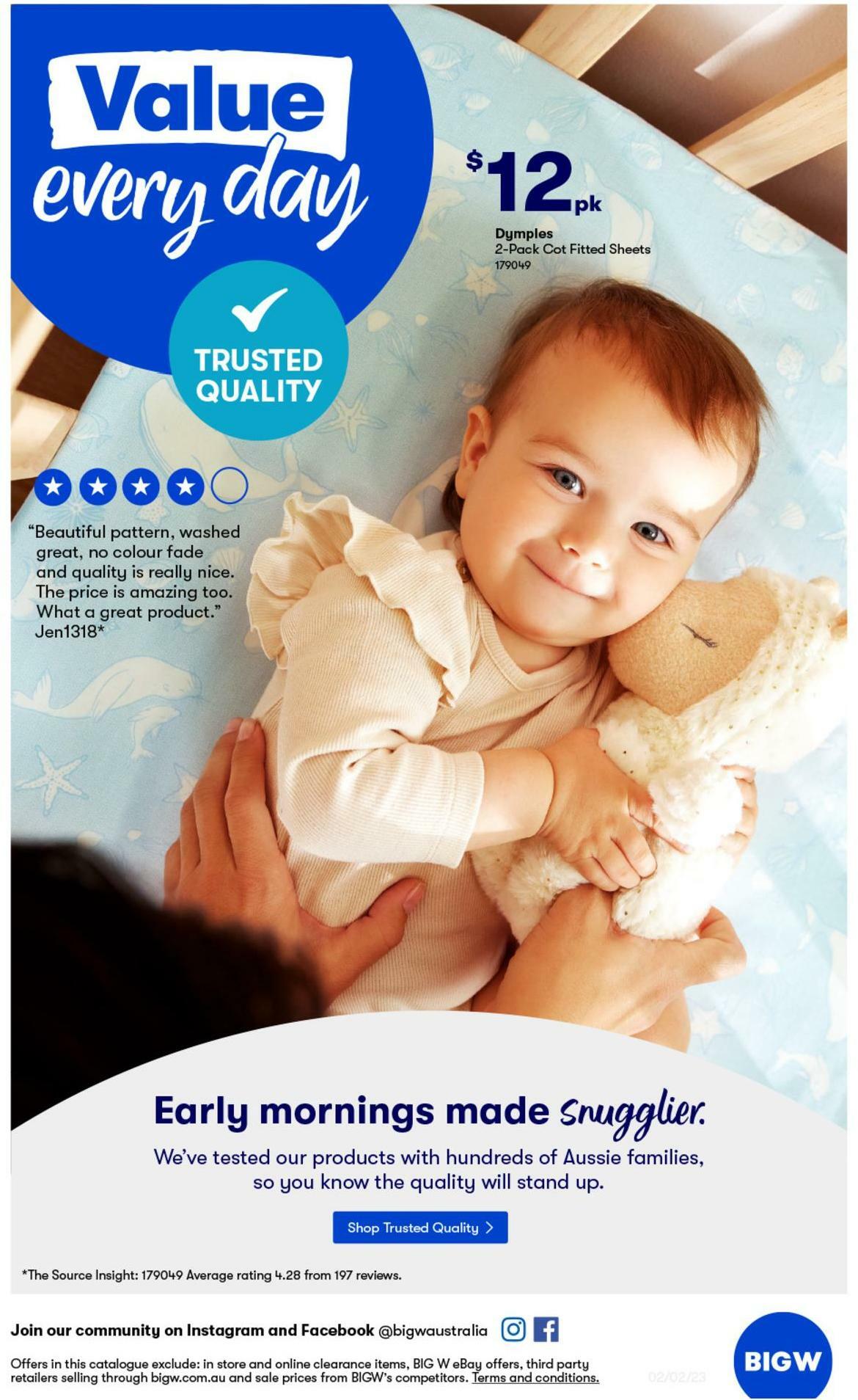 Big W Baby Catalogues from 2 February